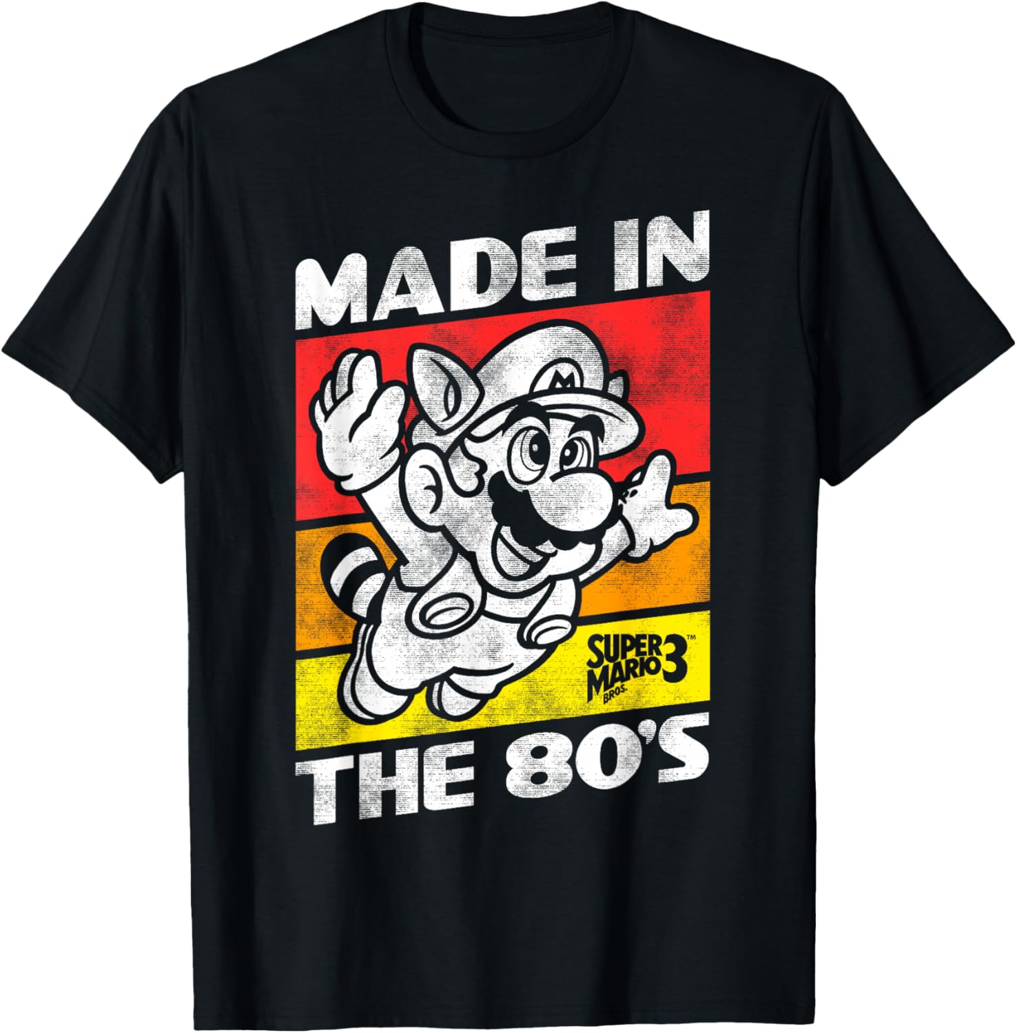 Retro Nintendo Super Mario 3 T-Shirt for 80's Gaming Fans - 10