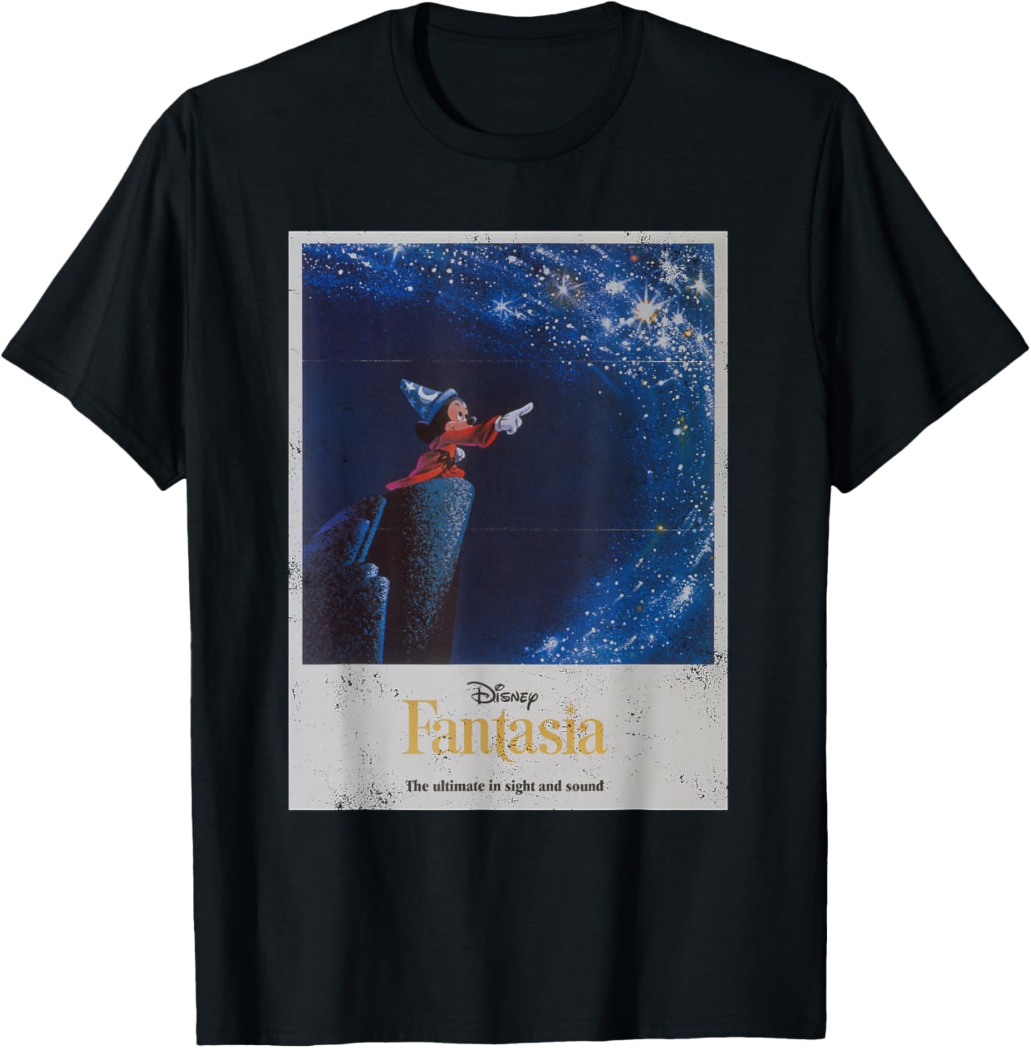 Disney Mickey Mouse Fantasia Retro Poster T-Shirt for Fans and Collectors - 27
