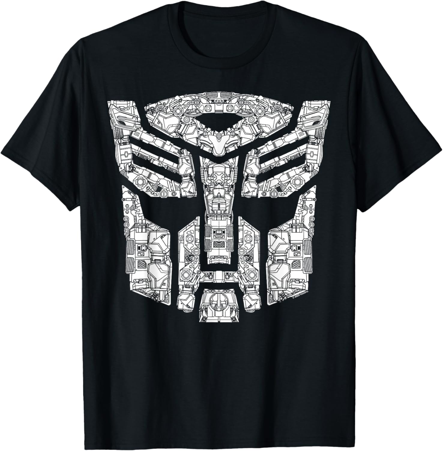 Transformers Autobots Iconic Black T-Shirt for Fans - Classic Fit Short Sleeve - 5