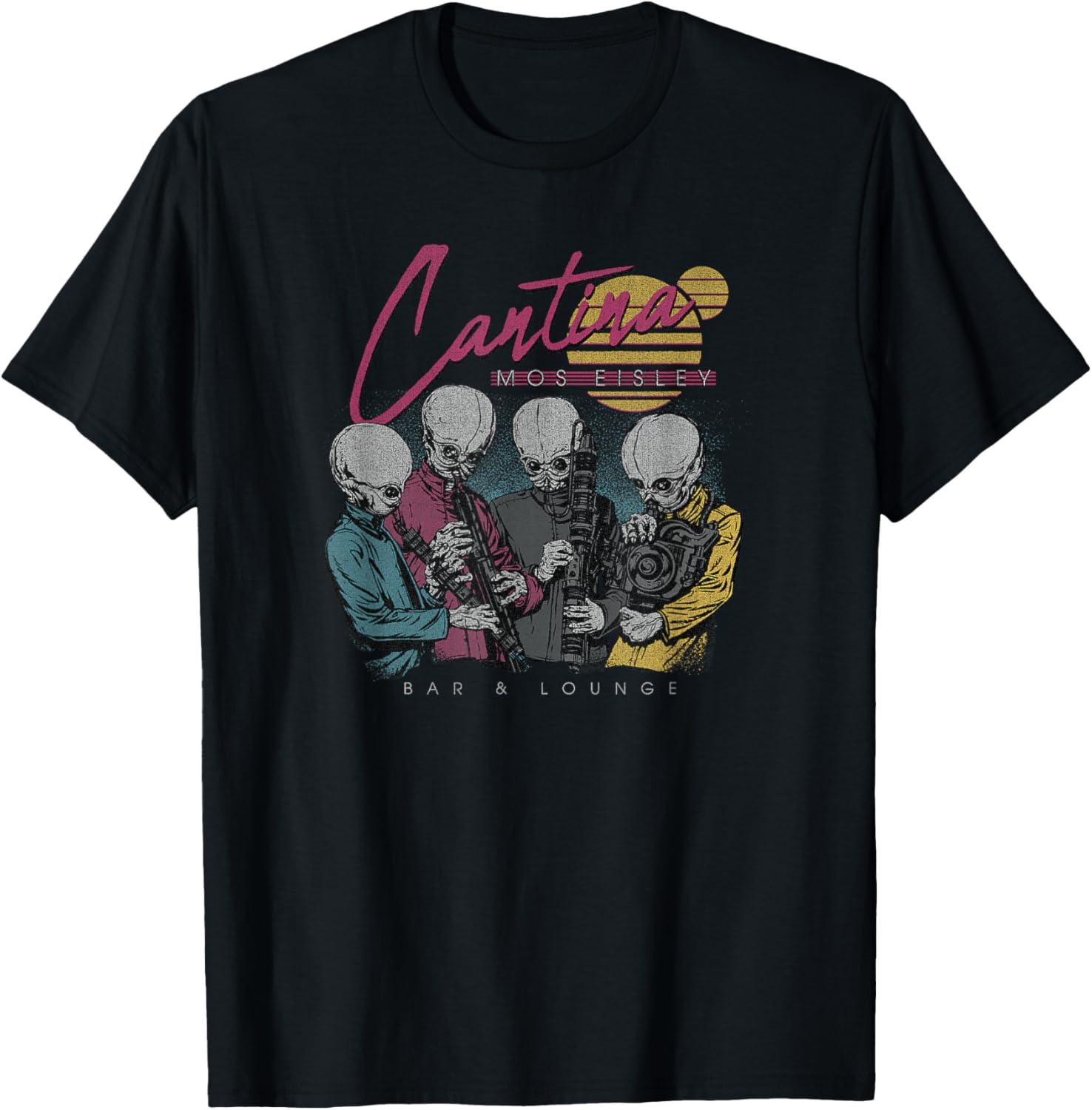 Star Wars Mos Eisley Cantina Group Shot T-Shirt for Fans and Collectors - 1