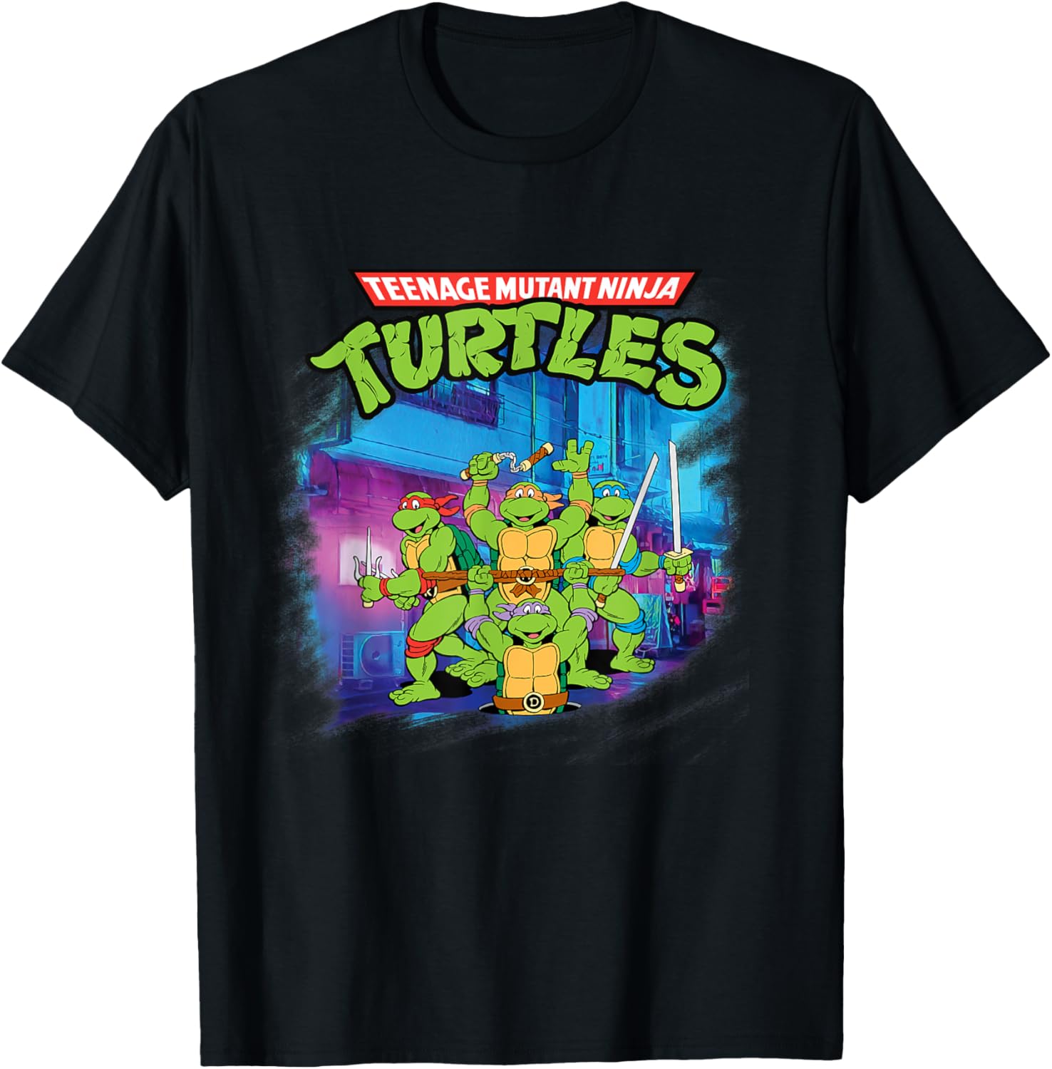 Mademark TMNT Classic Team T-Shirt for Fans of Teenage Mutant Ninja Turtles - 7