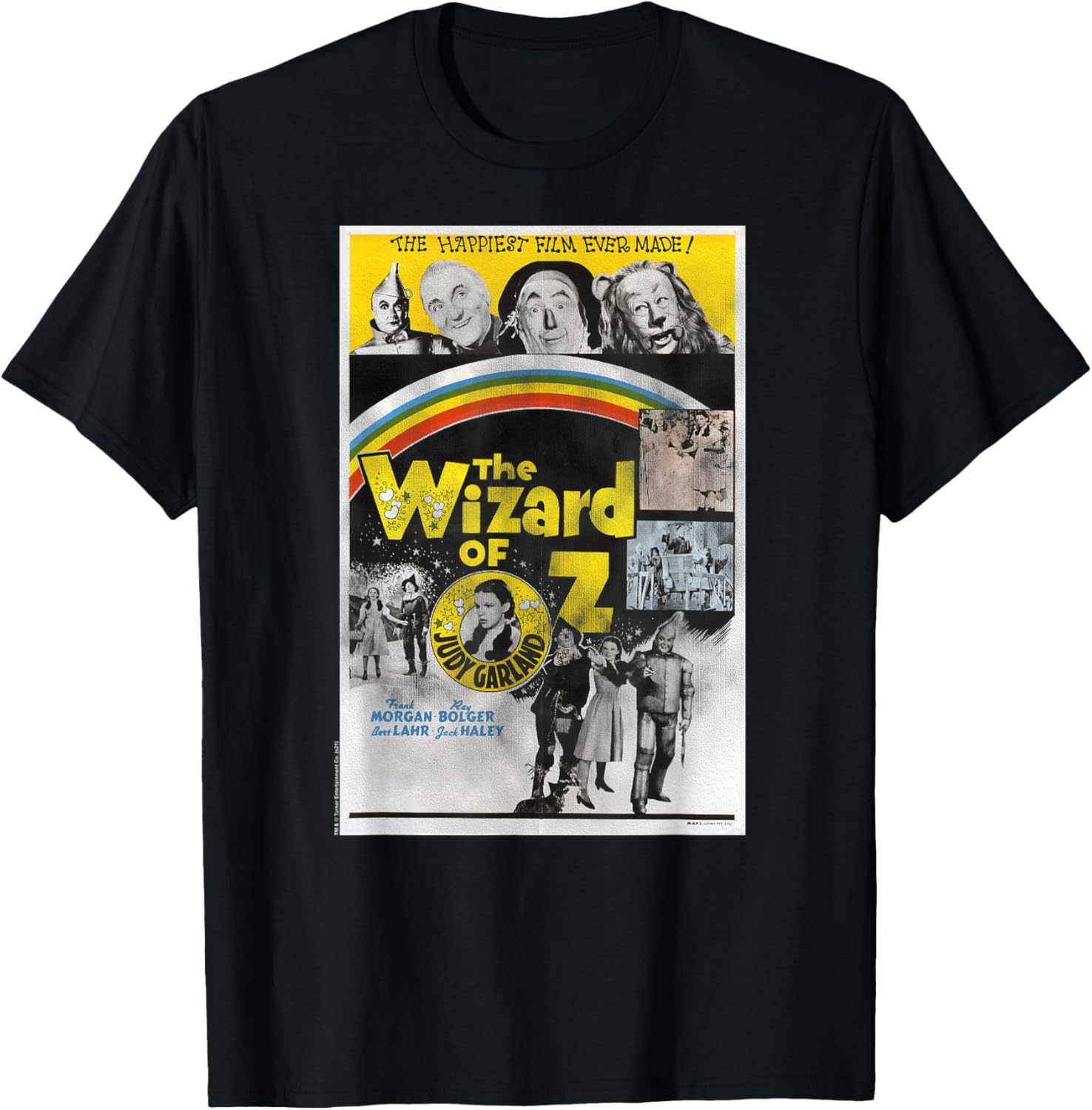 Wizard of Oz Vintage Movie Poster T-Shirt for Fans of Classic Films - 1