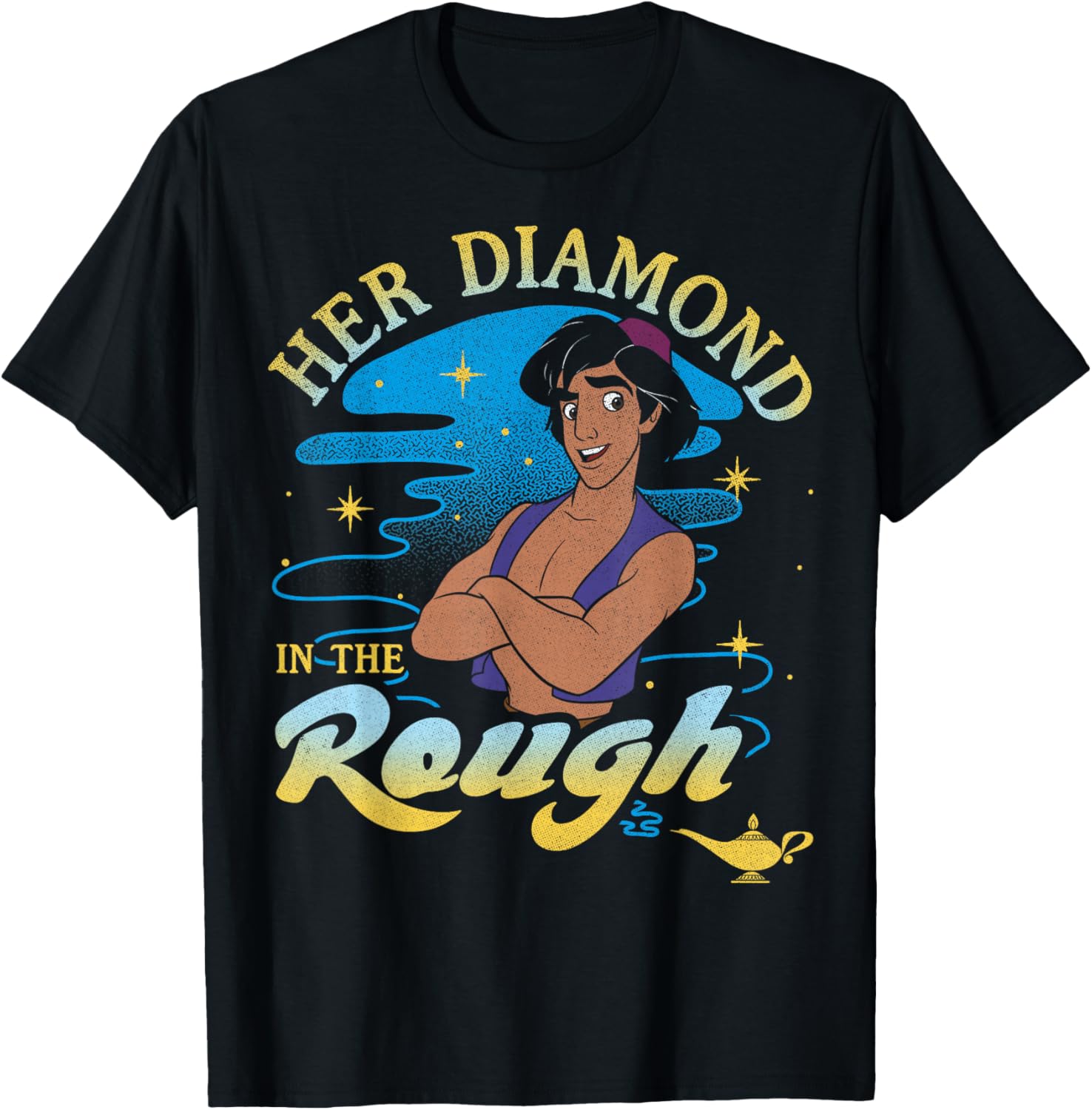 Disney Aladdin Diamond In The Rough Portrait T-Shirt for Fans - 5