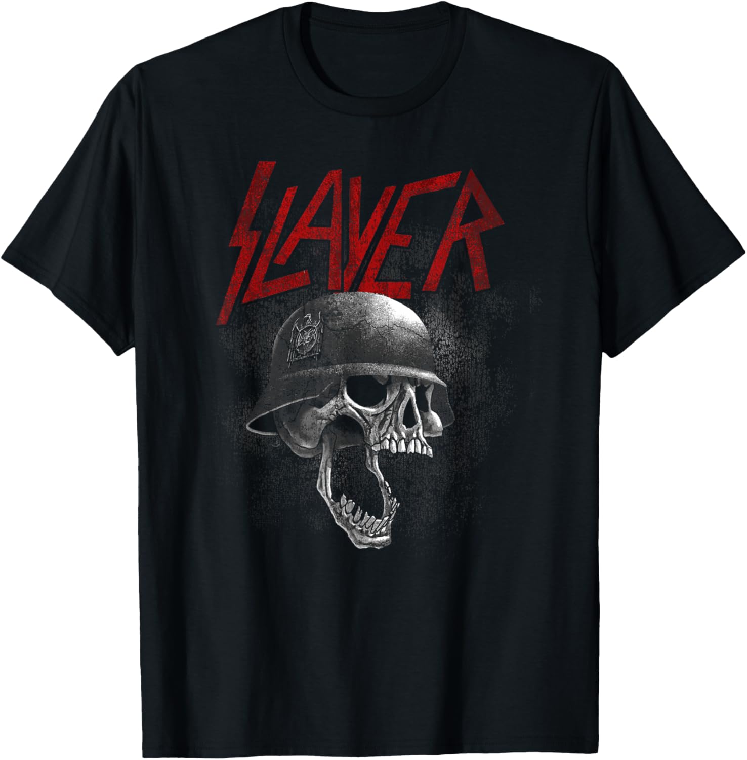 Slayer War Skull Helmet T-Shirt for Music Lovers and Metalheads - 1