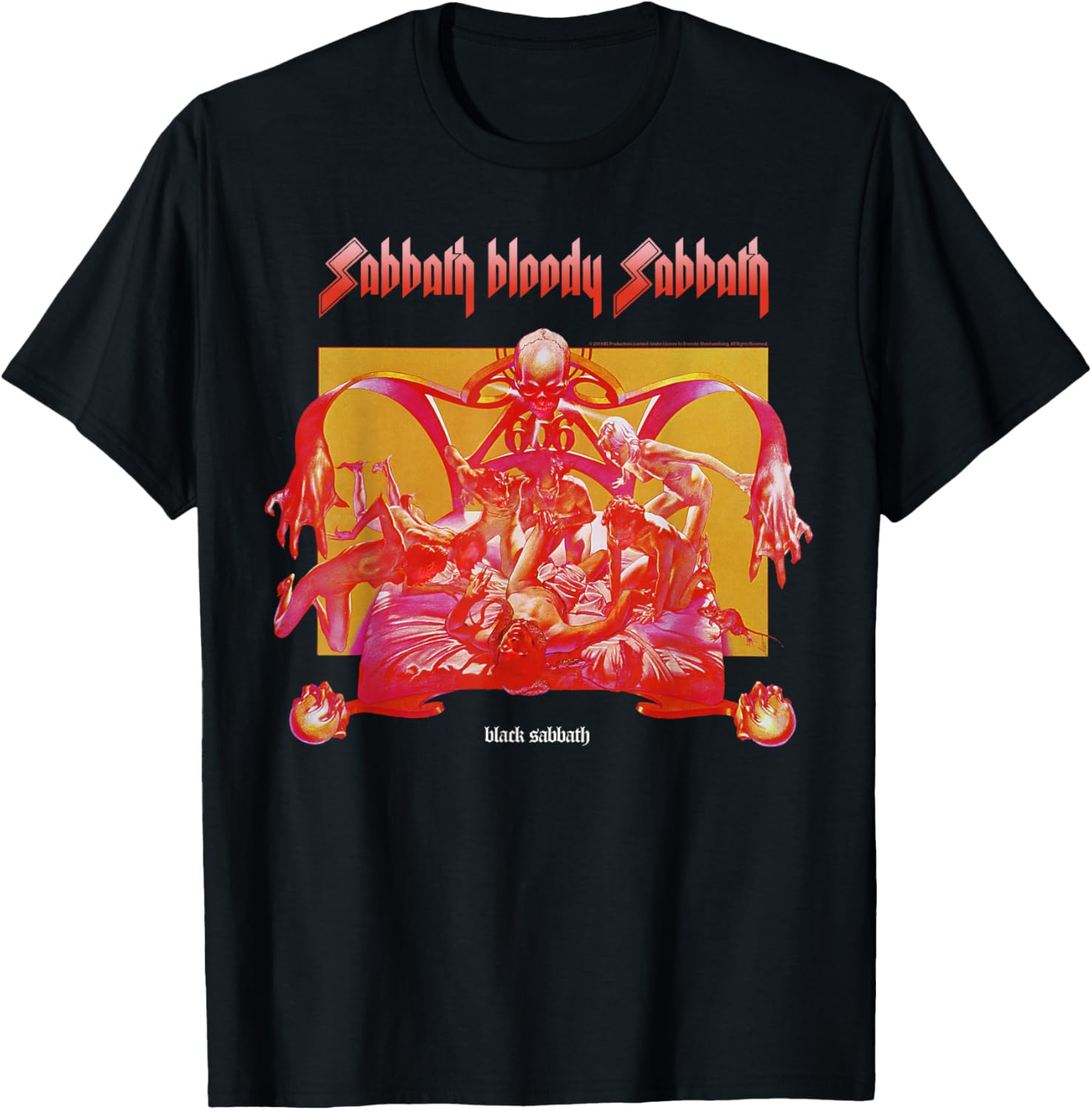 Black Sabbath Sabbath Bloody Sabbath Bright T-Shirt for Fans and Collectors - 1