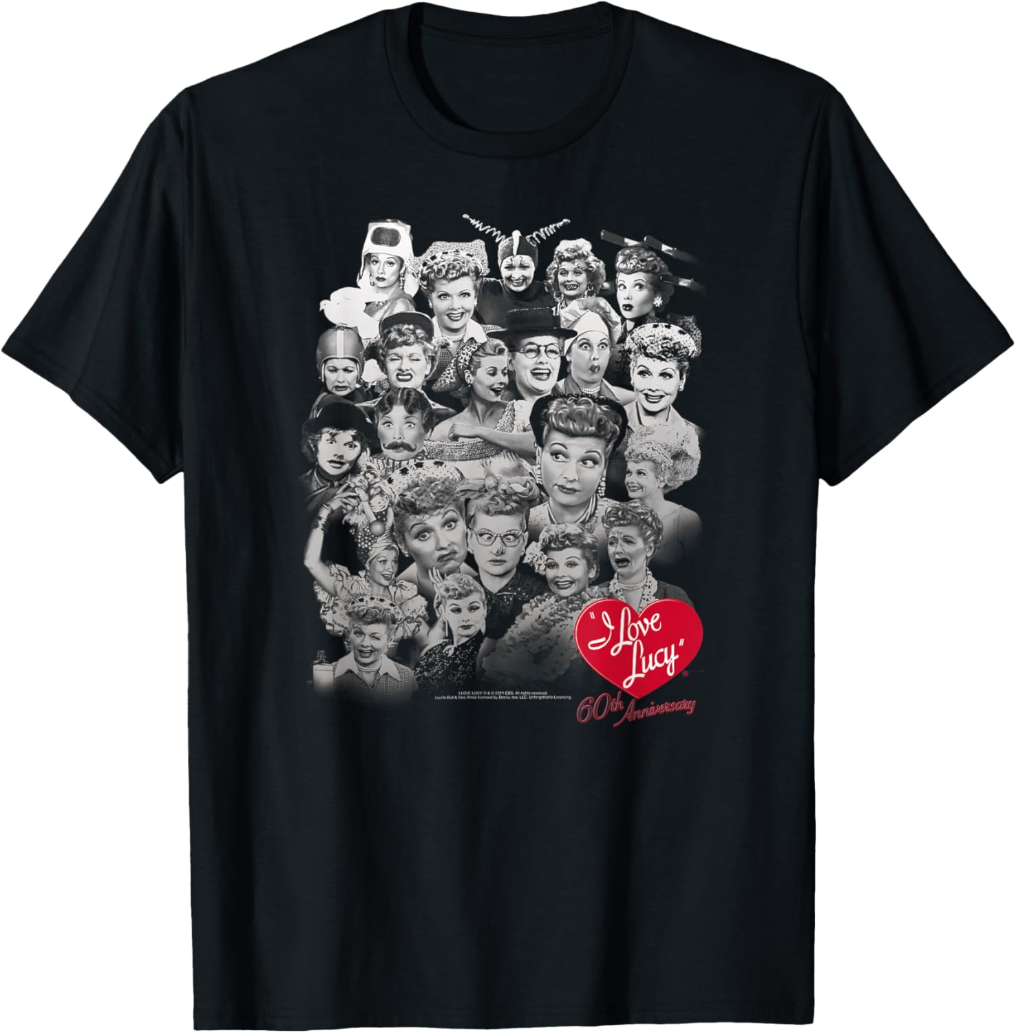 I Love Lucy 60 Years of Fun T-Shirt for Fans and Collectors - 6