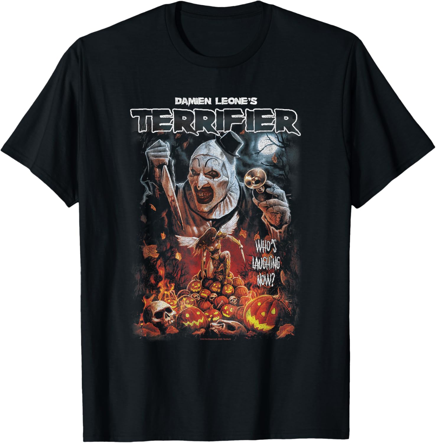 Terrifier Art the Clown Halloween T-Shirt for Horror Movie Fans - 1