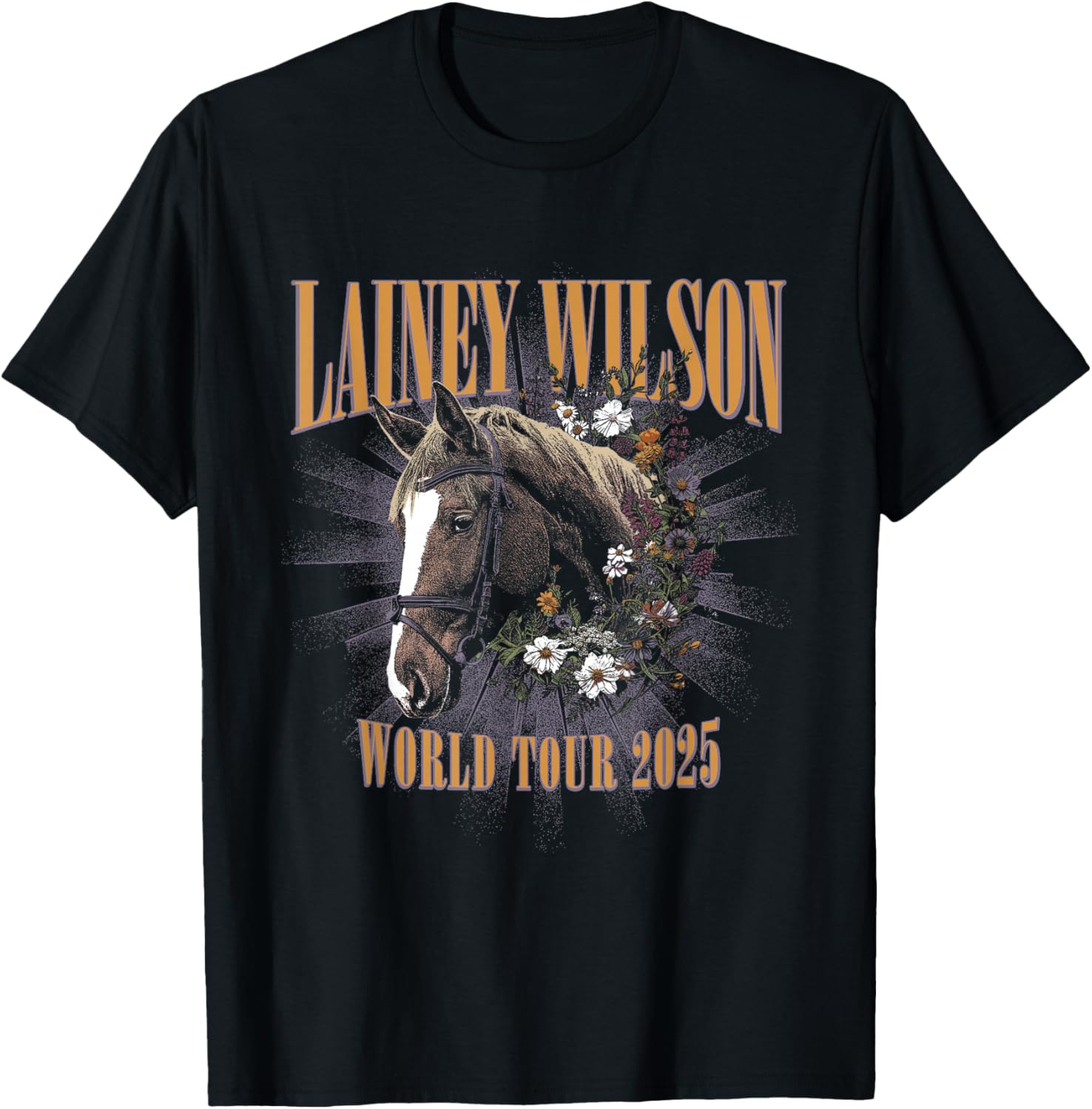 Lainey Wilson 2025 Tour T-Shirt for Fans of Country Music and Style - 1