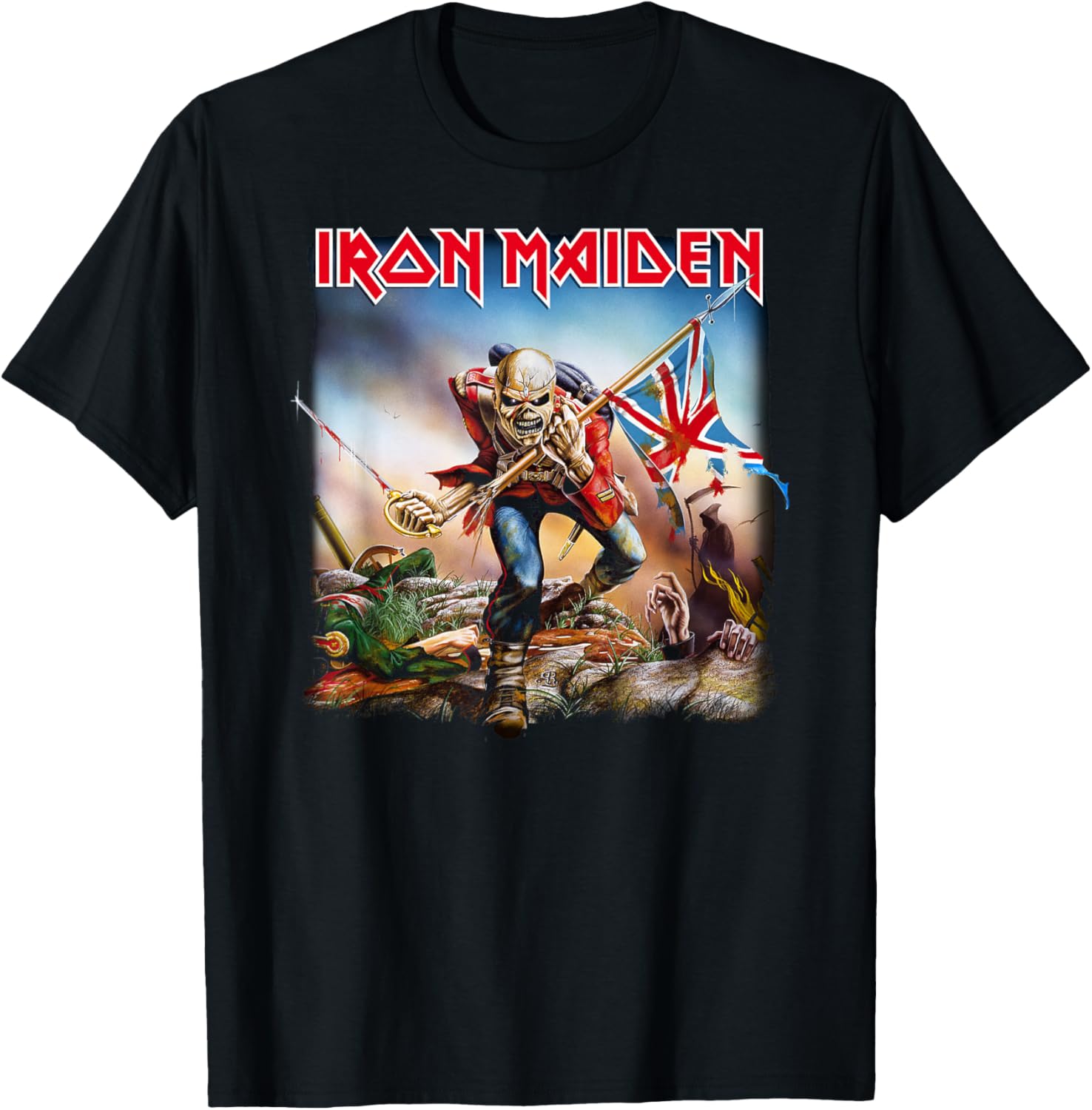 Iron Maiden The Trooper T-Shirt for Fans of Classic Rock Music - 7