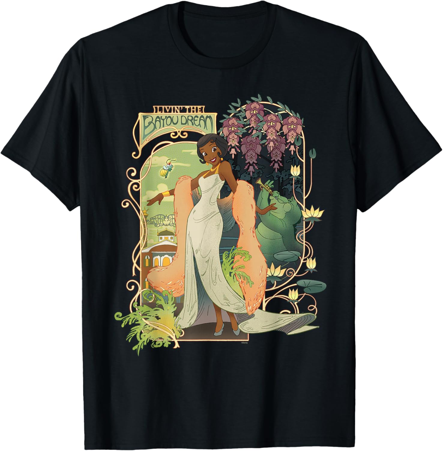 Disney Princess Tiana Livin' the Bayou Dream T-Shirt for Kids and Adults - 19