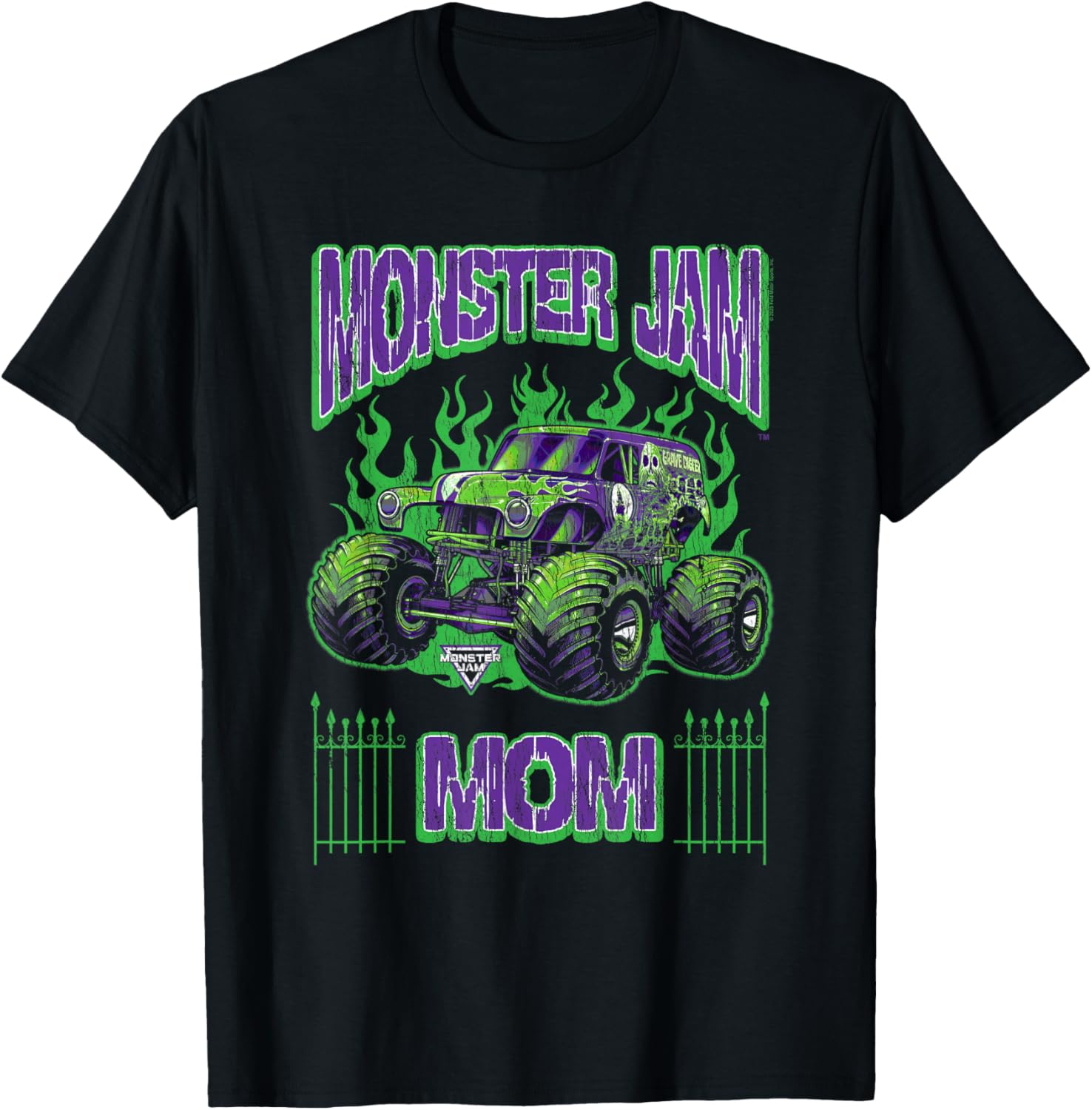 Monster Jam Grave Digger Mom Family Motorsports T-Shirt for Fans - 2