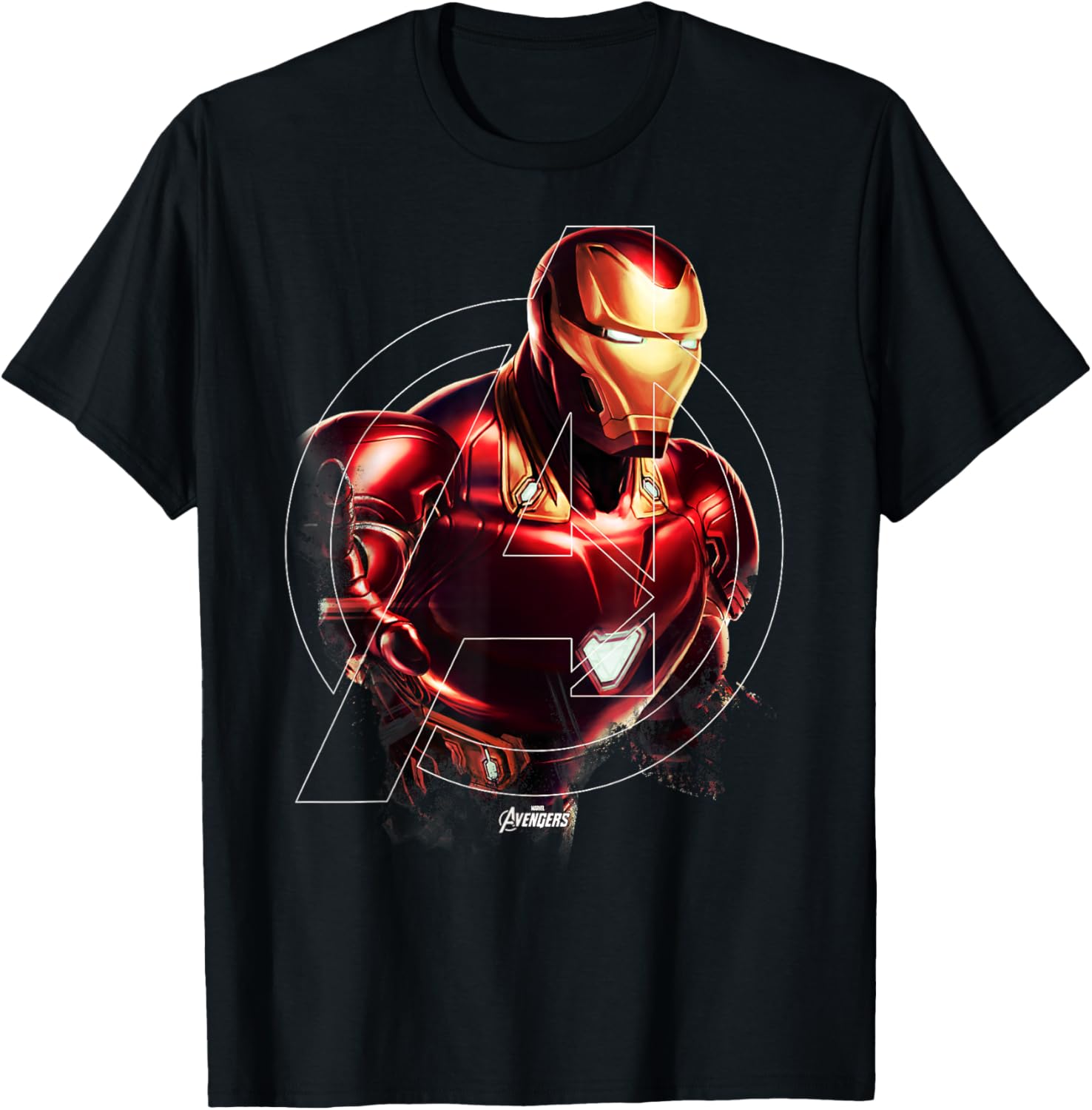 Iron Man Portrait Graphic T-Shirt Marvel Avengers Endgame Apparel - 5