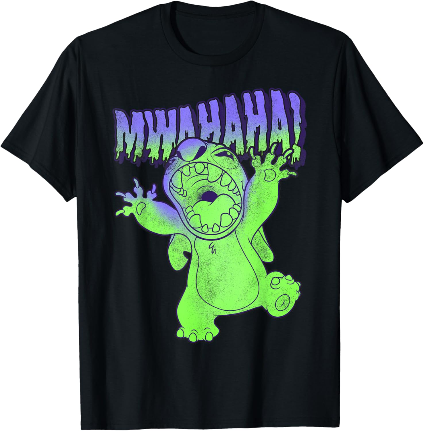 Disney Lilo & Stitch Halloween Stitch Mwahaha T-Shirt for Fun Celebrations - 2