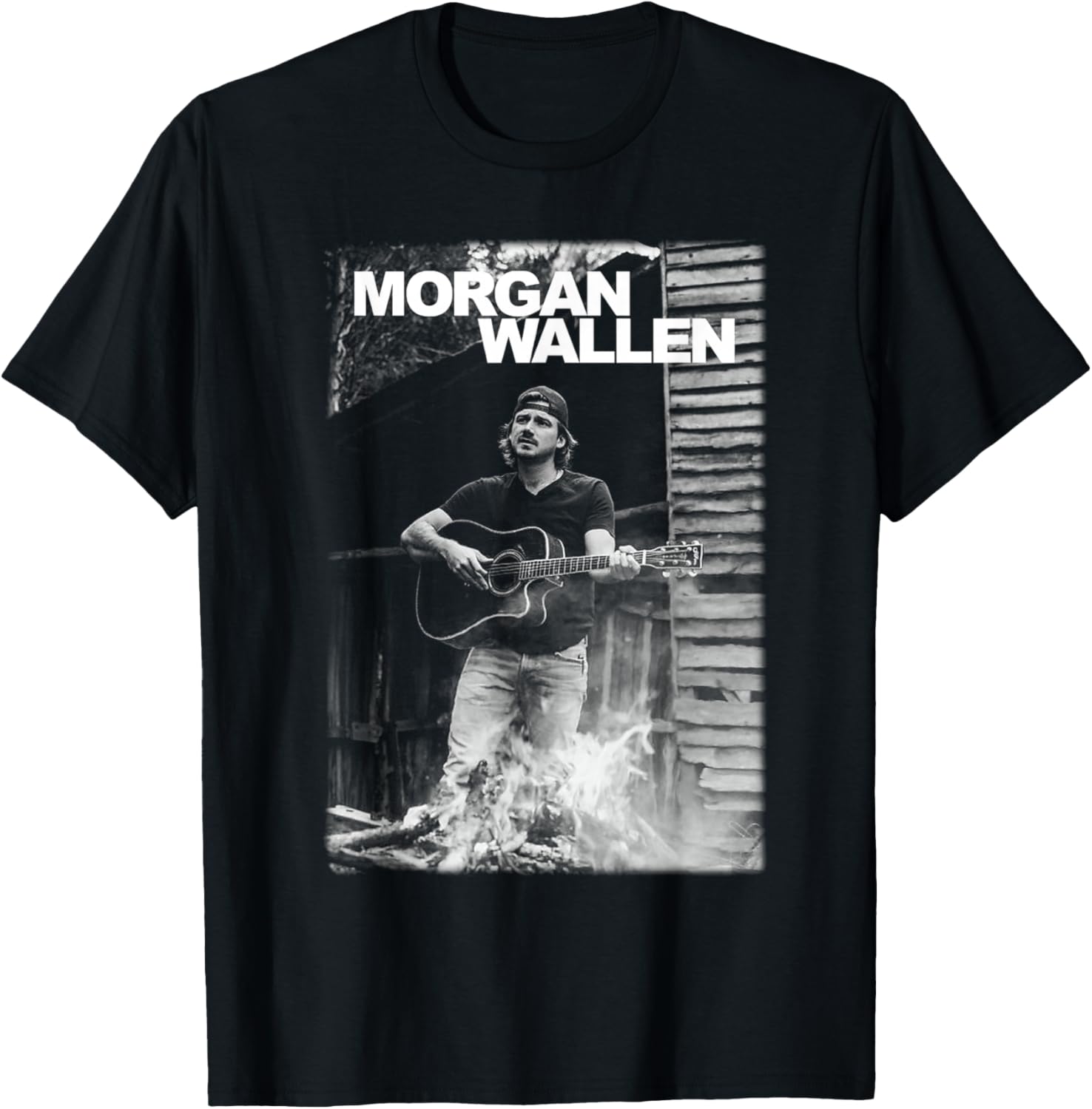 Morgan Wallen Guitar Photo T-Shirt for Fans - Stylish and Unique Apparel - 8