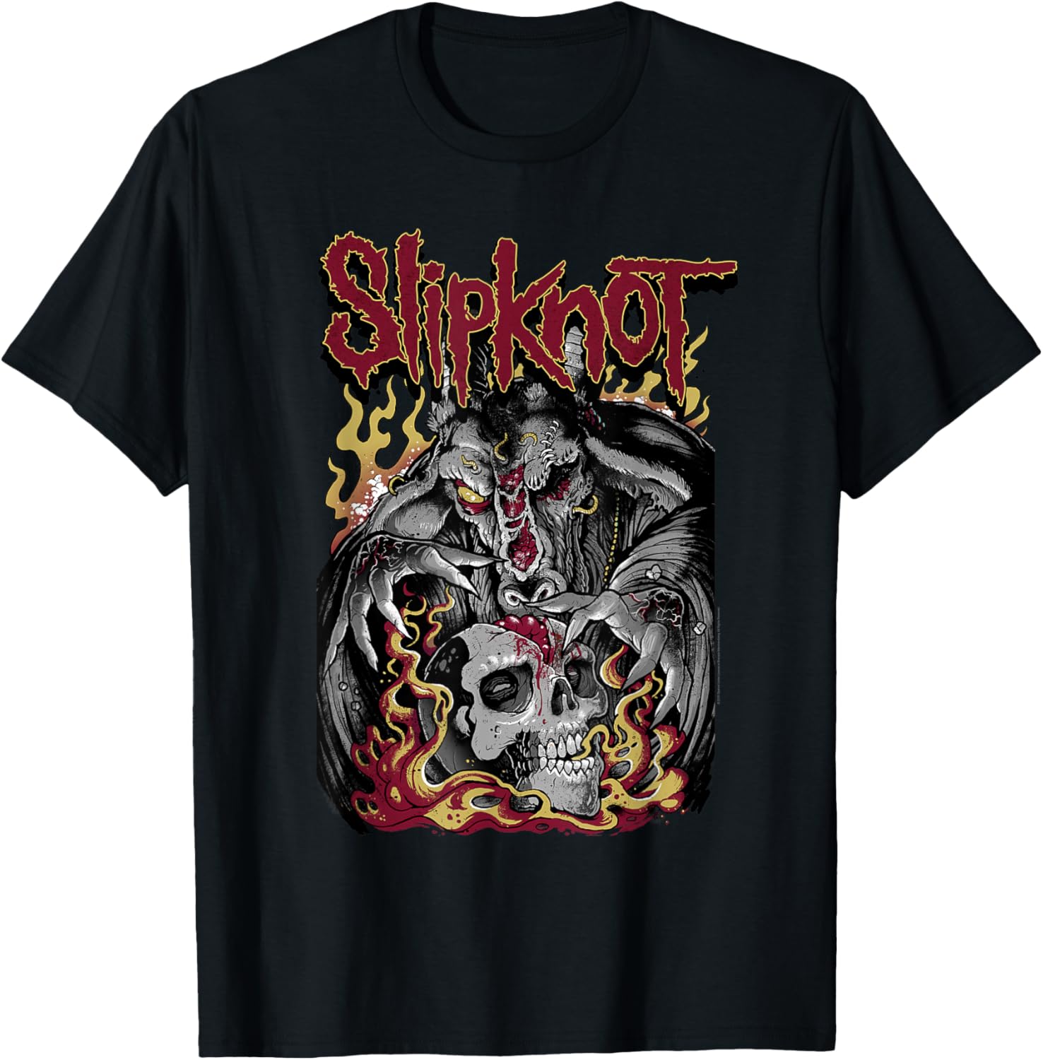 Slipknot Brain Reaper T-Shirt for Fans of Unique Rock Apparel - 4