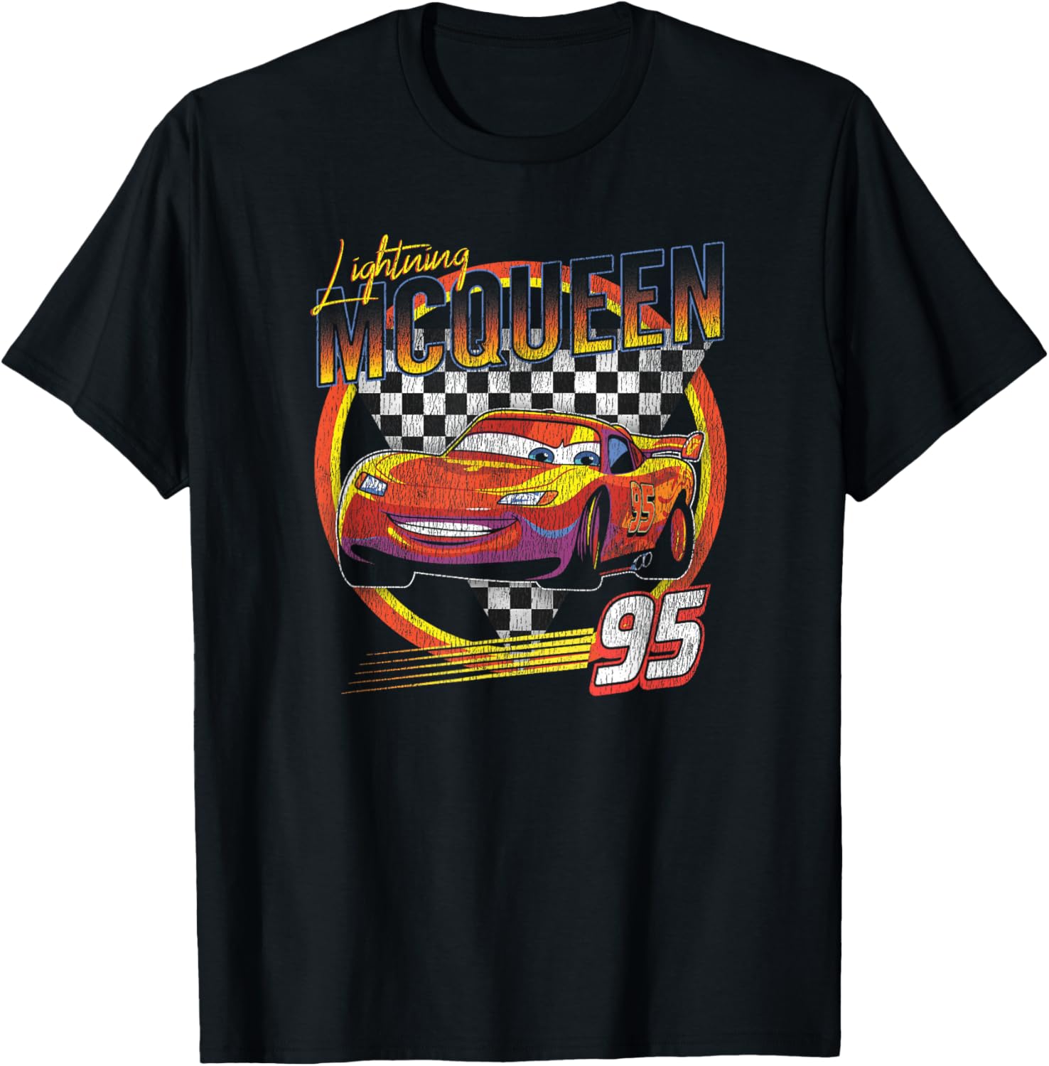 Vintage Lightning McQueen T-Shirt for Disney Pixar Cars Fans - 6