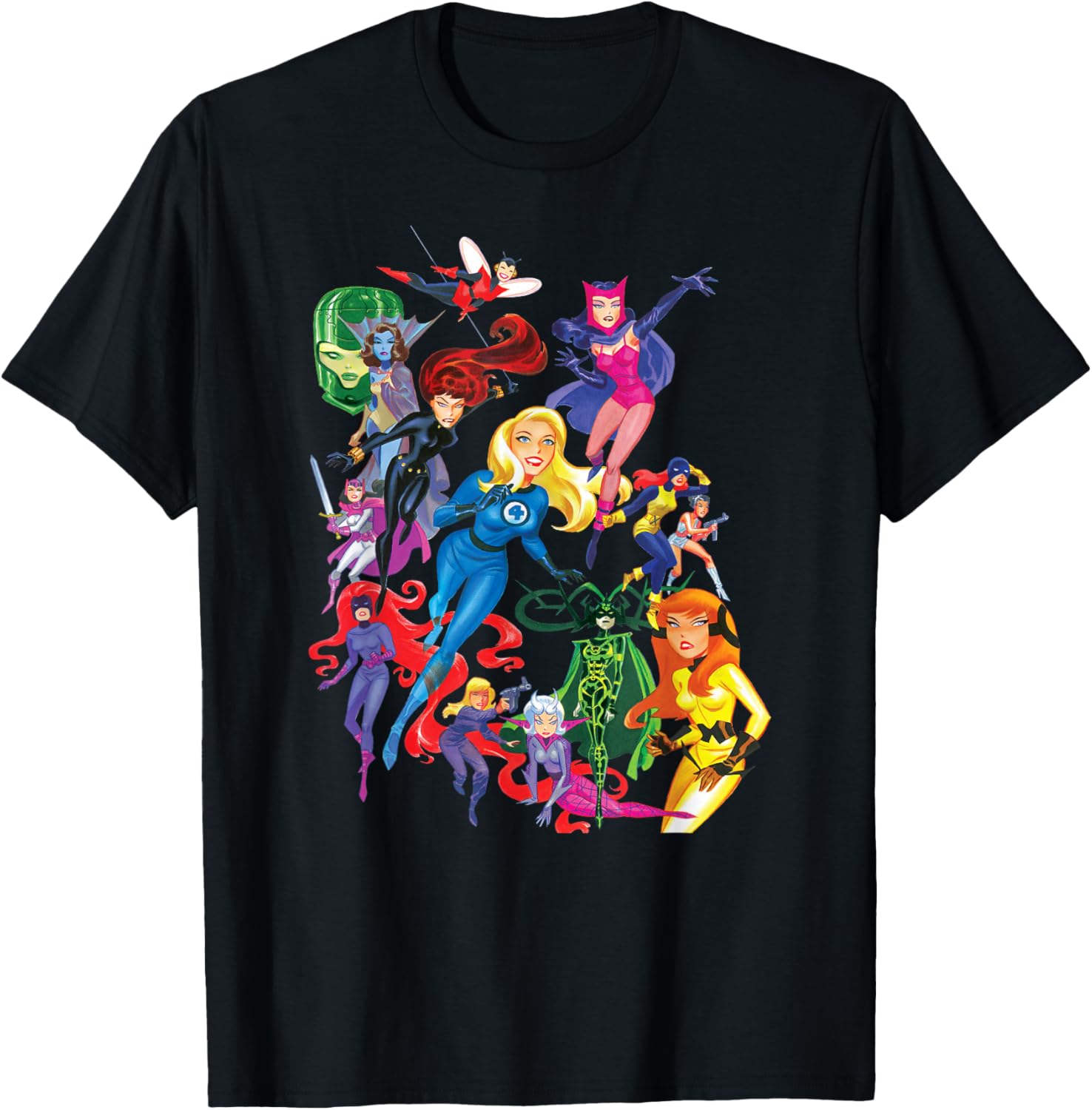 Women of Marvel Superhero T-Shirt for Fans of Strong Female Heroes - 1