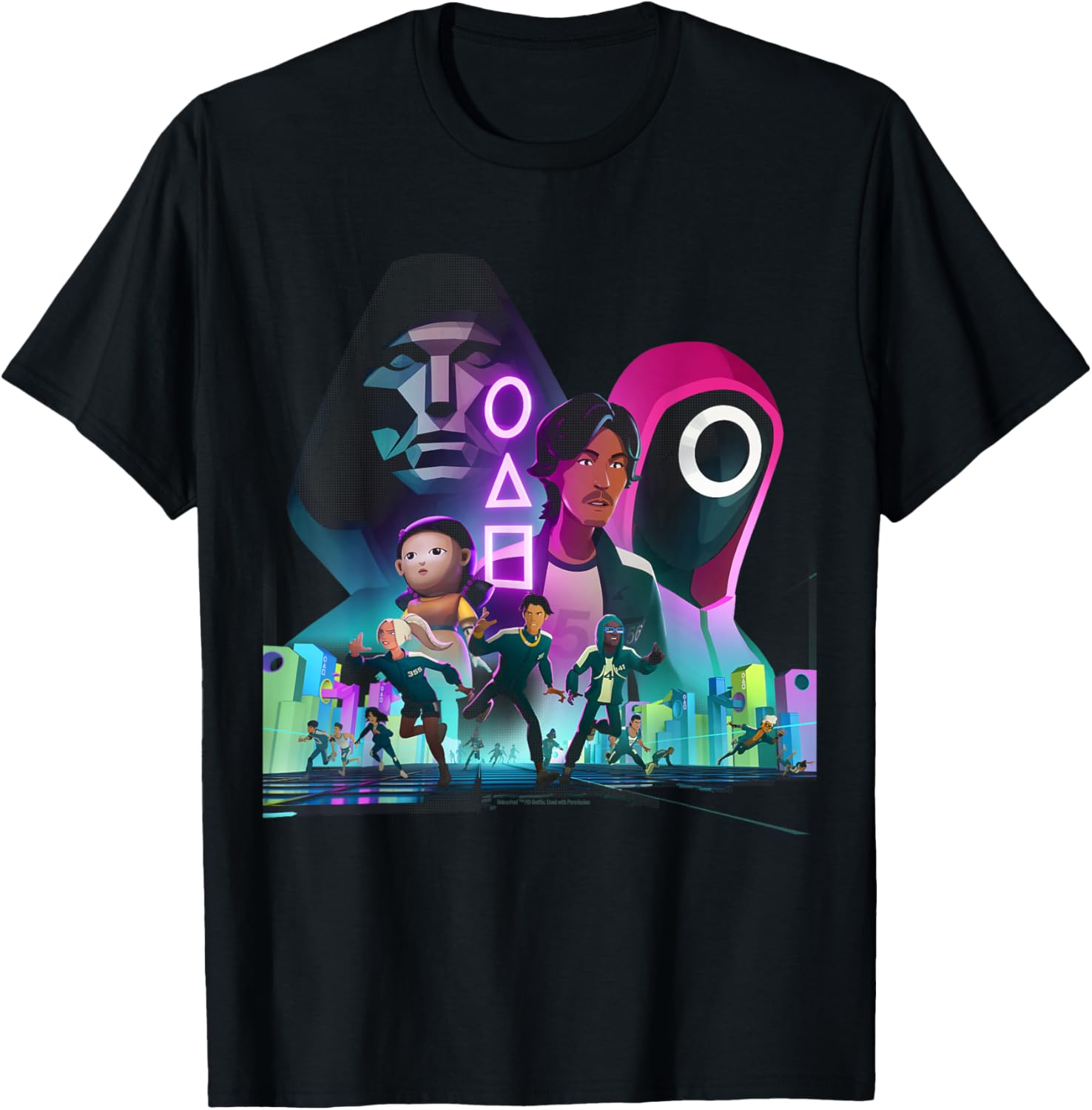 Squid Game Unleashed Keyart T-Shirt Officially Licensed Merchandise - 1