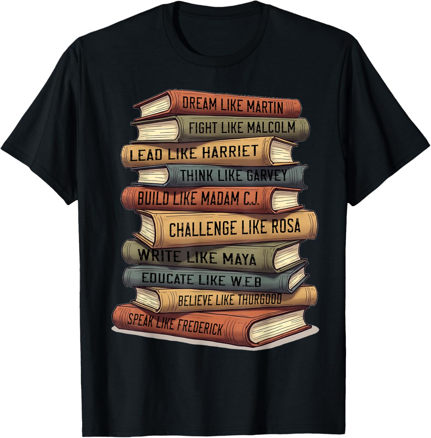Celebrate Black History Month with Black Leaders T-Shirt for Teachers - 1