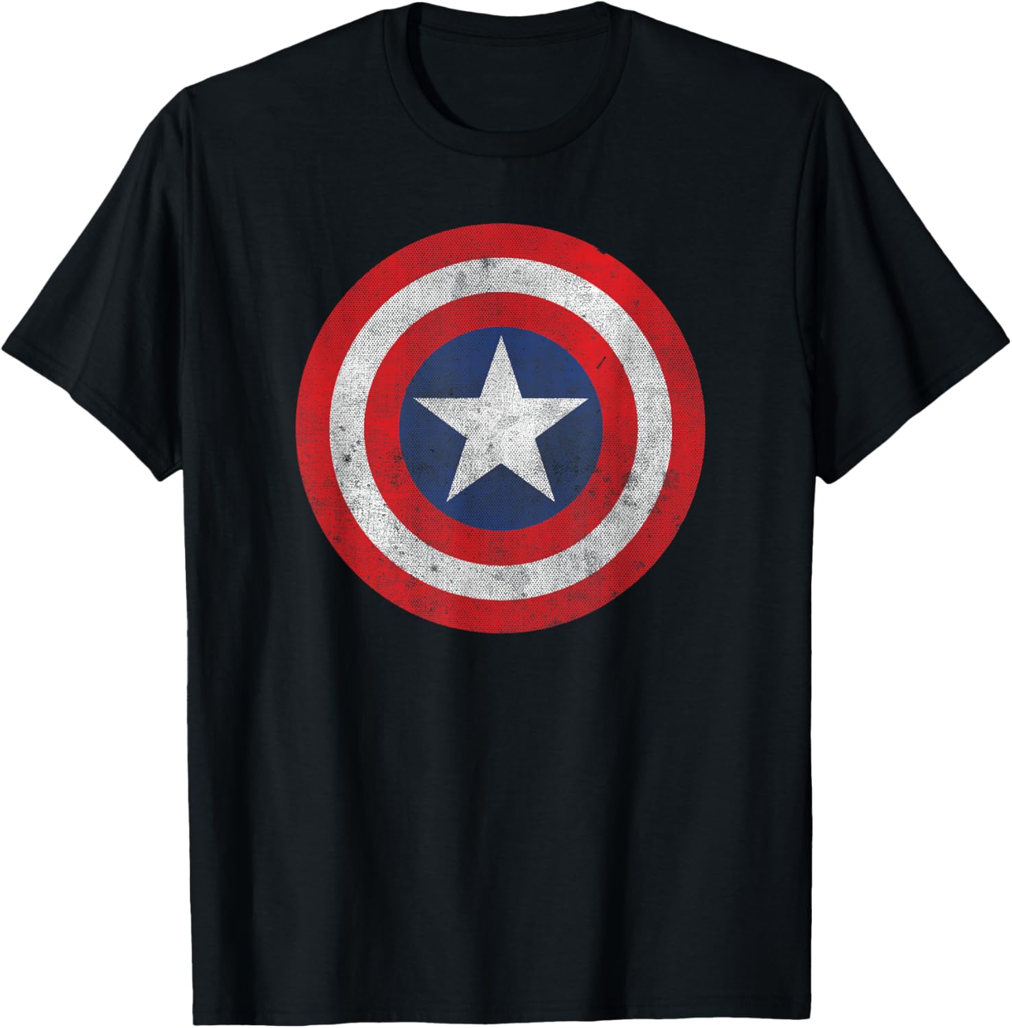 Retro Captain America Shield Costume T-Shirt for Marvel Fans - 15