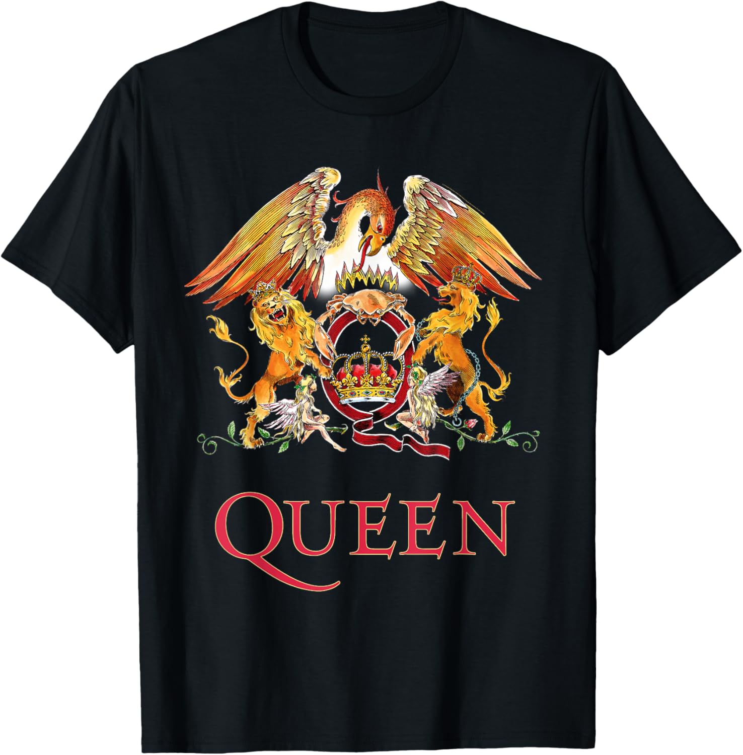 Queen Classic Crest Short Sleeve T-Shirt for Music Lovers and Fans - 2