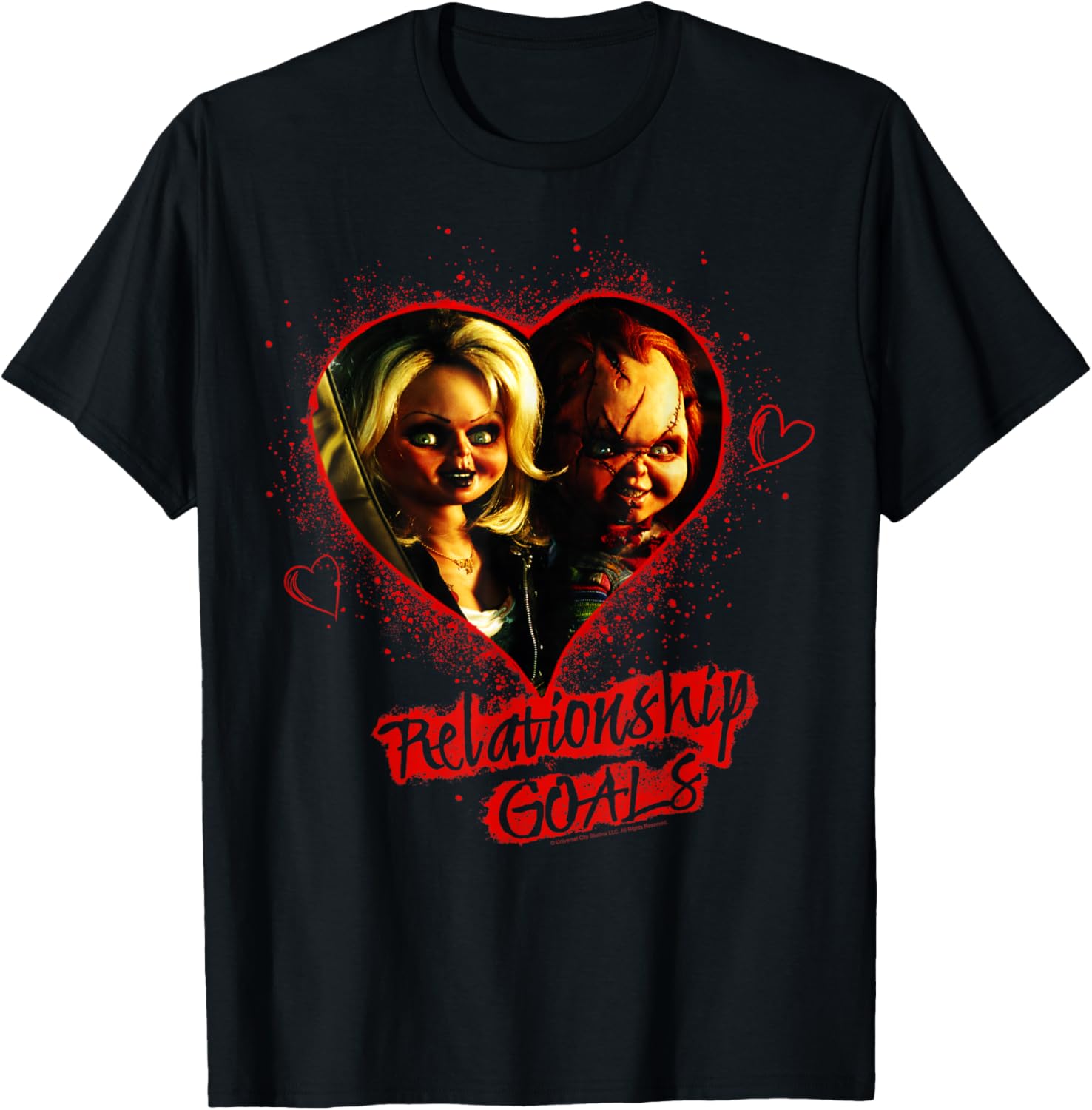 Child's Play Chucky and Tiffany Relationship Goals T-Shirt for Kids - 2