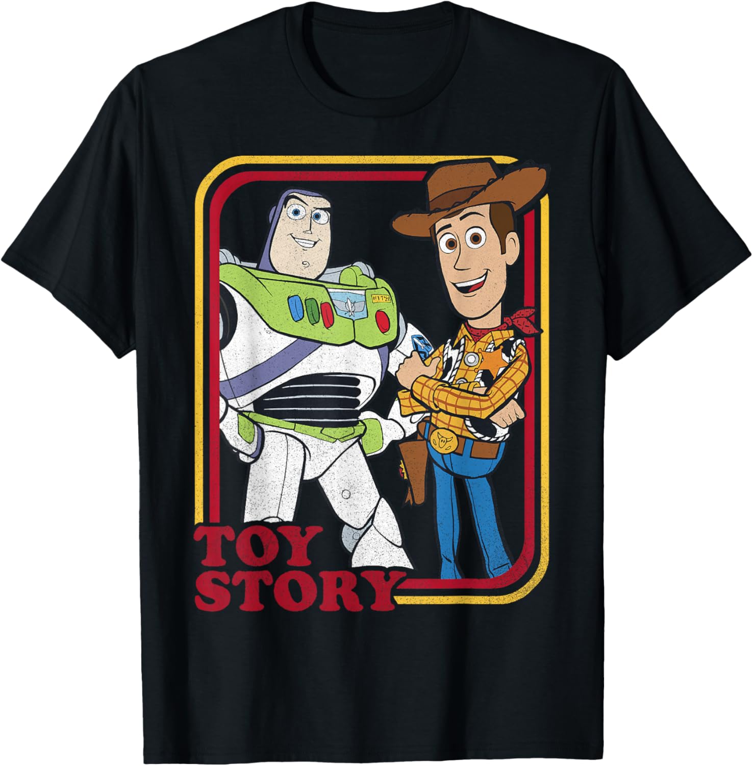 Disney Pixar Toy Story Buzz Lightyear and Woody Buds T-Shirt for Kids - 9