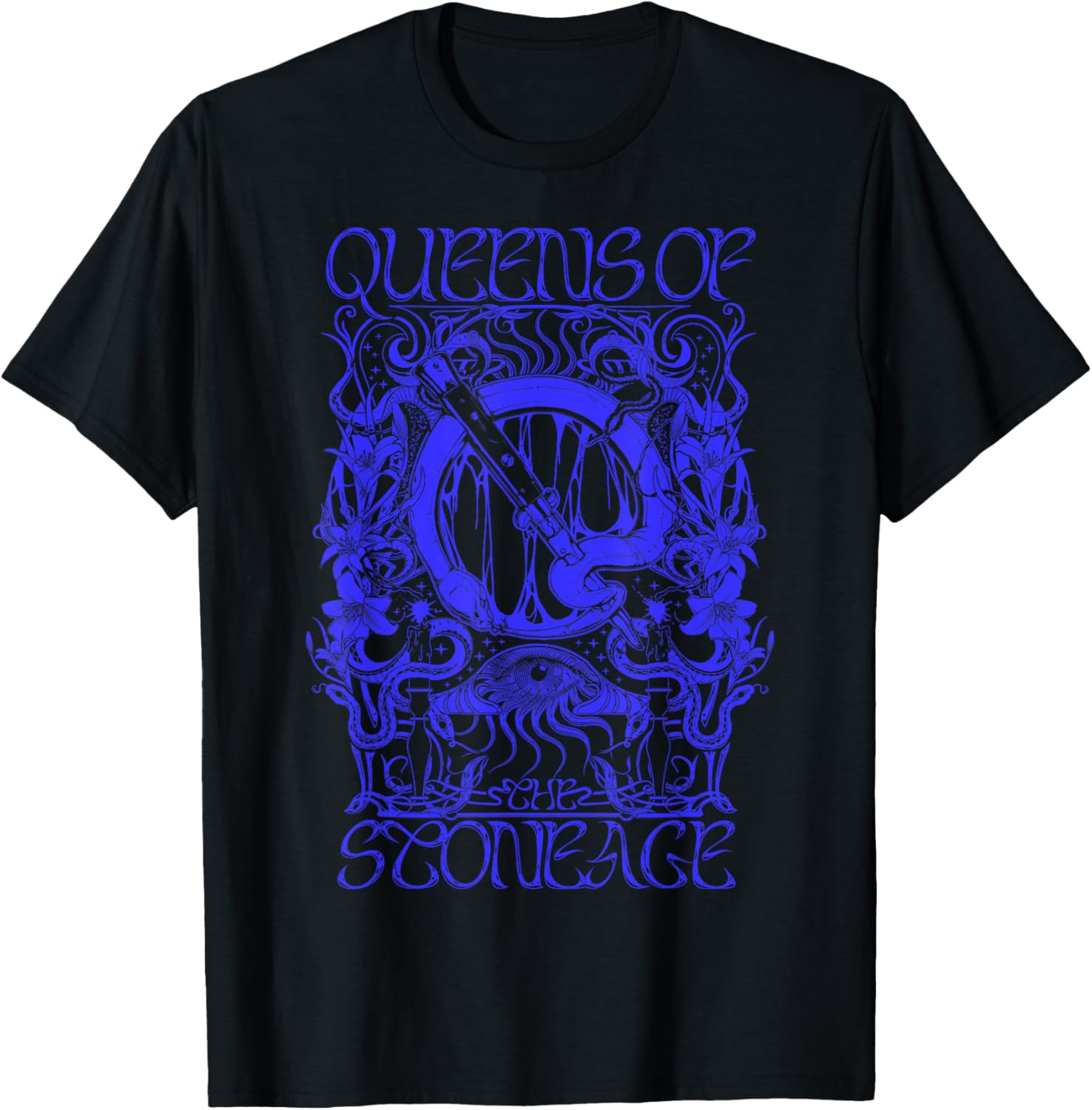 Official Queens Of The Stone Age Illustrated T-Shirt for Fans - 1