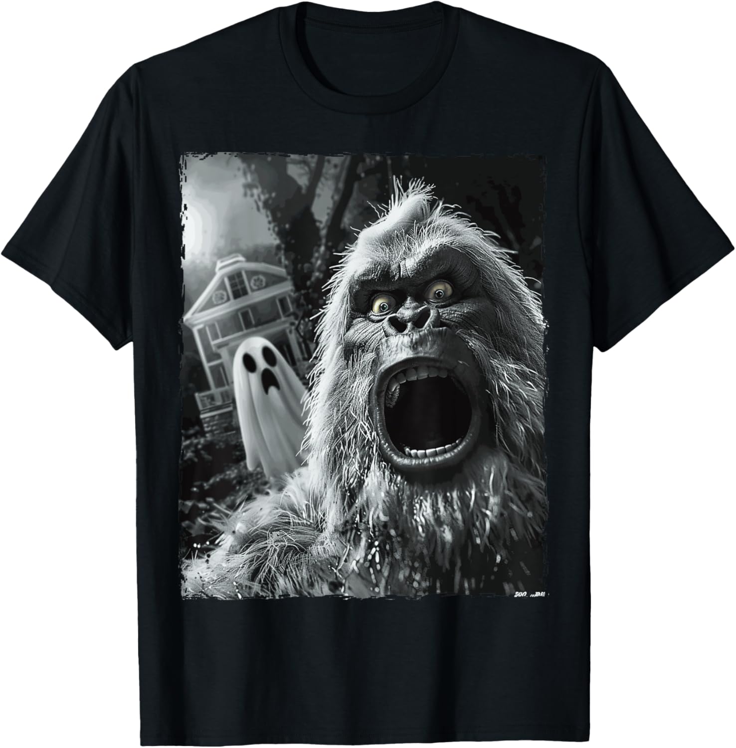 Funny Bigfoot Sasquatch Halloween T-Shirt for a Fun Costume Celebration - 1