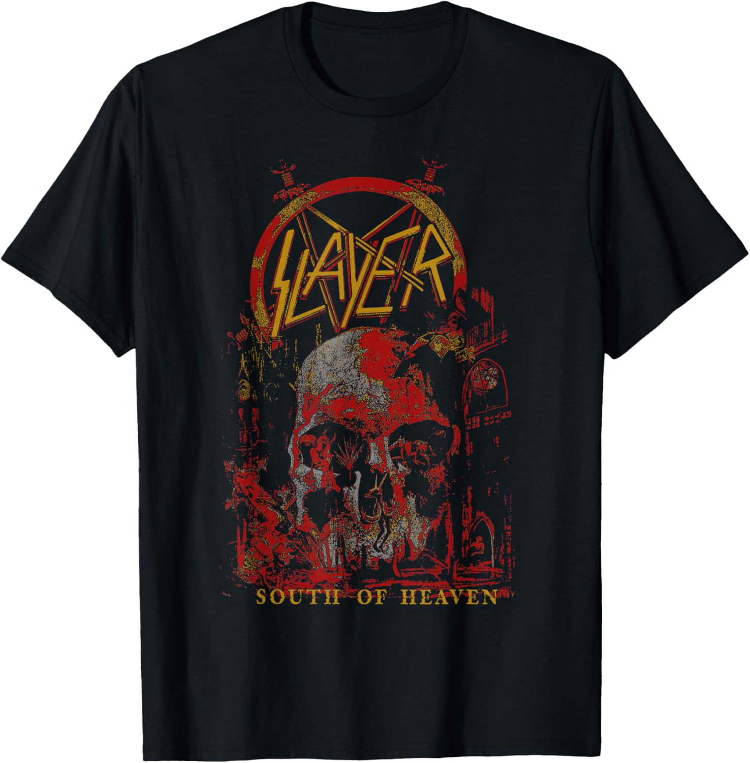 Slayer South of Heaven Three Color T-Shirt for Music Lovers - 1