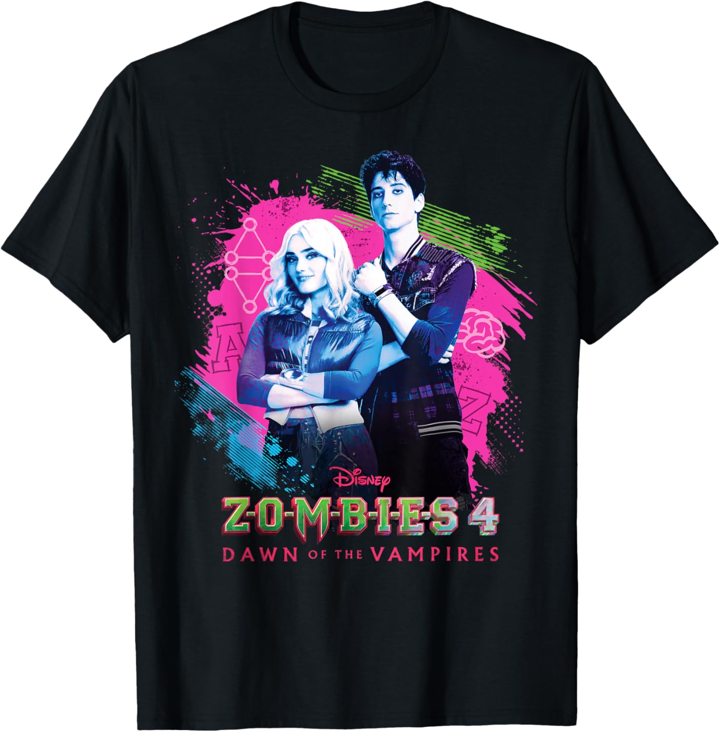 Disney Zombies 4 T-Shirt featuring Zed and Addison for fans - 11