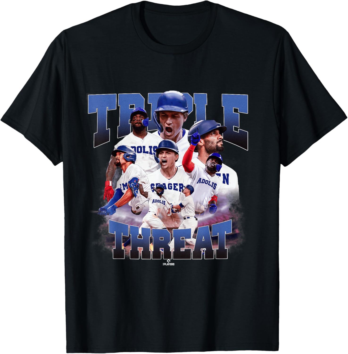 Corey Seager, M. Semien & Adolis García TX MLB Trio T-Shirt for Fans - 1
