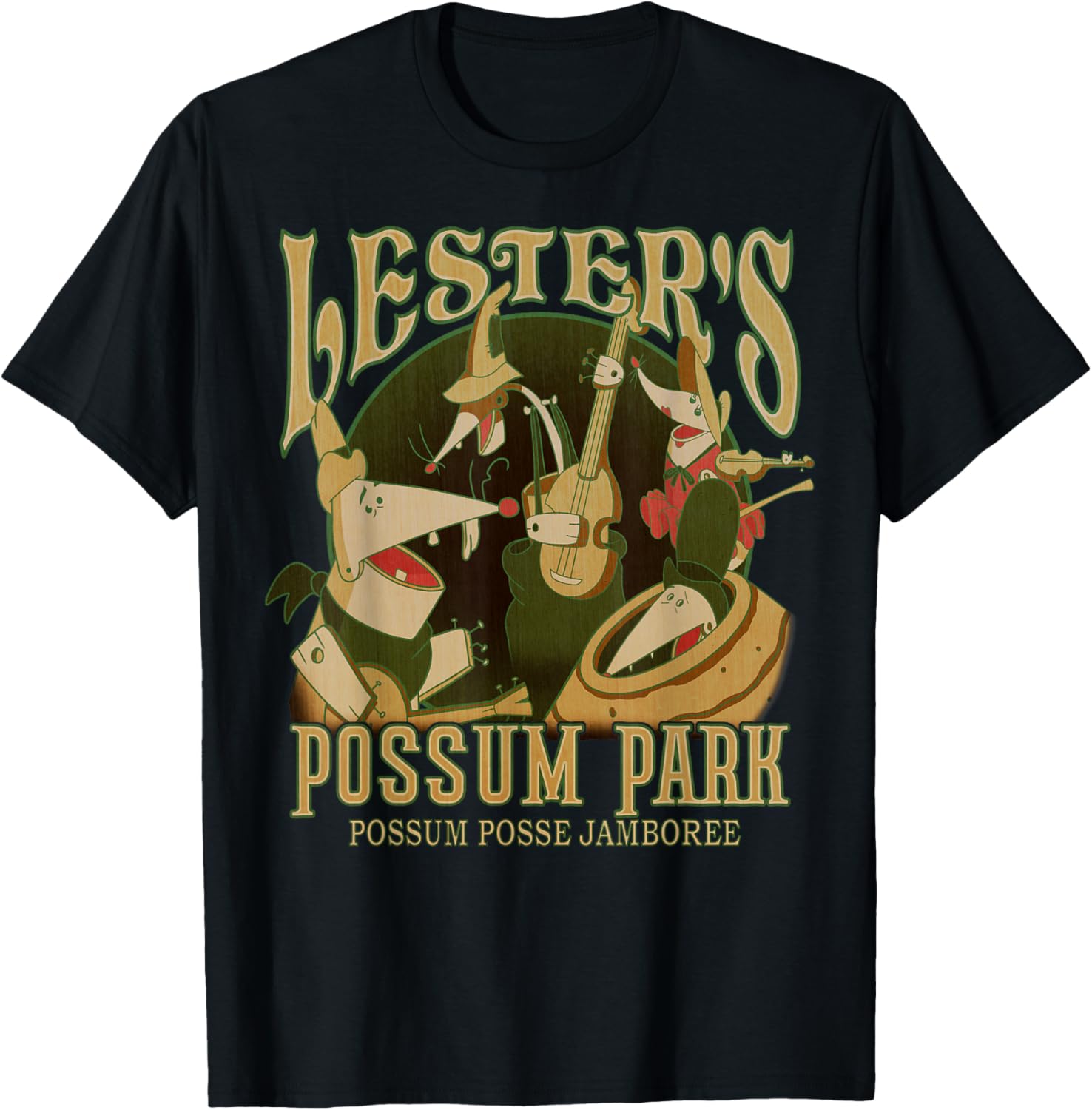 Disney A Goofy Movie Lester's Possum Park Vintage T-Shirt for Fans - 10