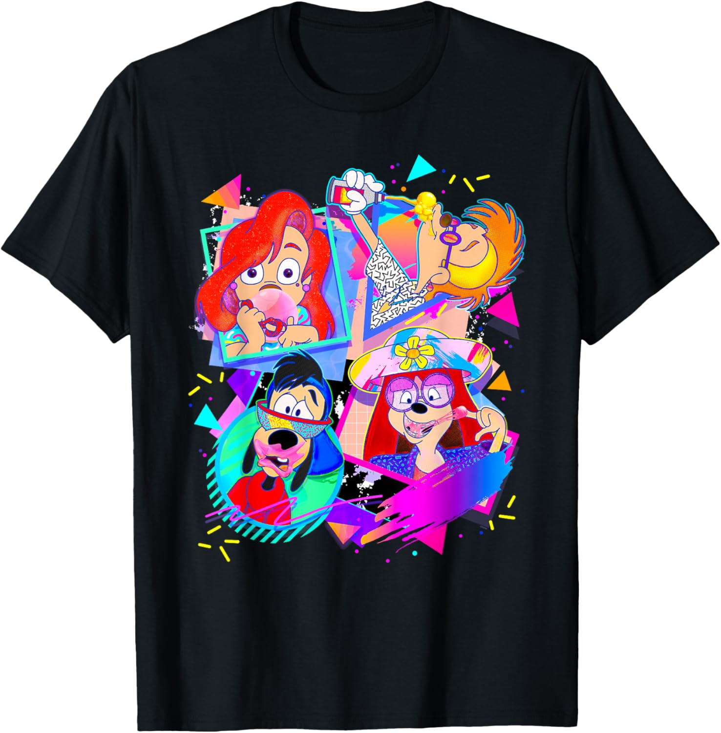 Disney A Goofy Movie Bubble Gum Retro T-Shirt for 90s Fans - 18