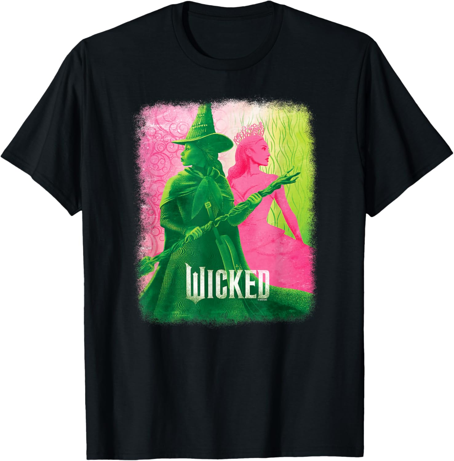 Wicked Unisex Kids Movie T-Shirt Black Small Short Sleeve Crew Neck - 3