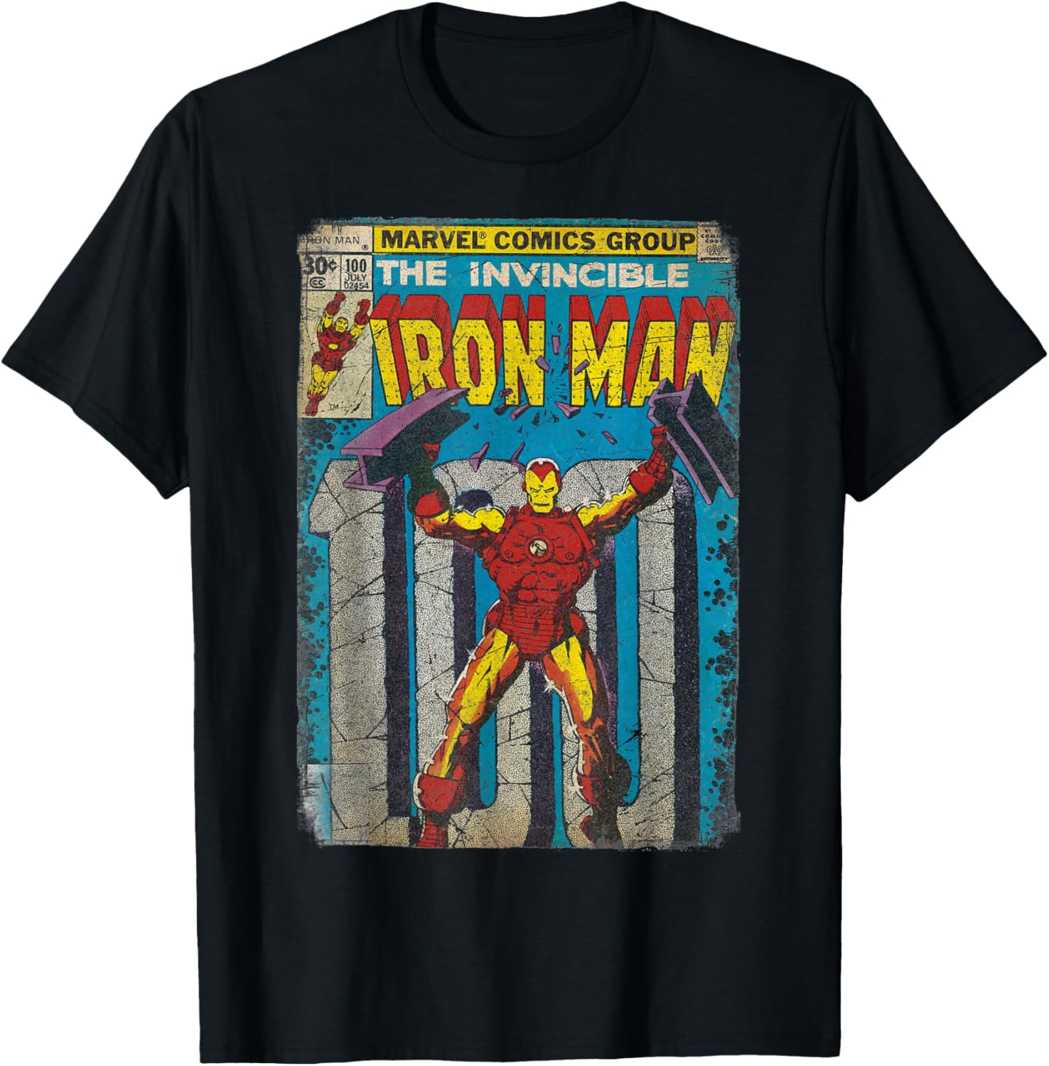Iron Man Classic Retro Comic Vintage Cover Graphic T-Shirt for Fans - 8