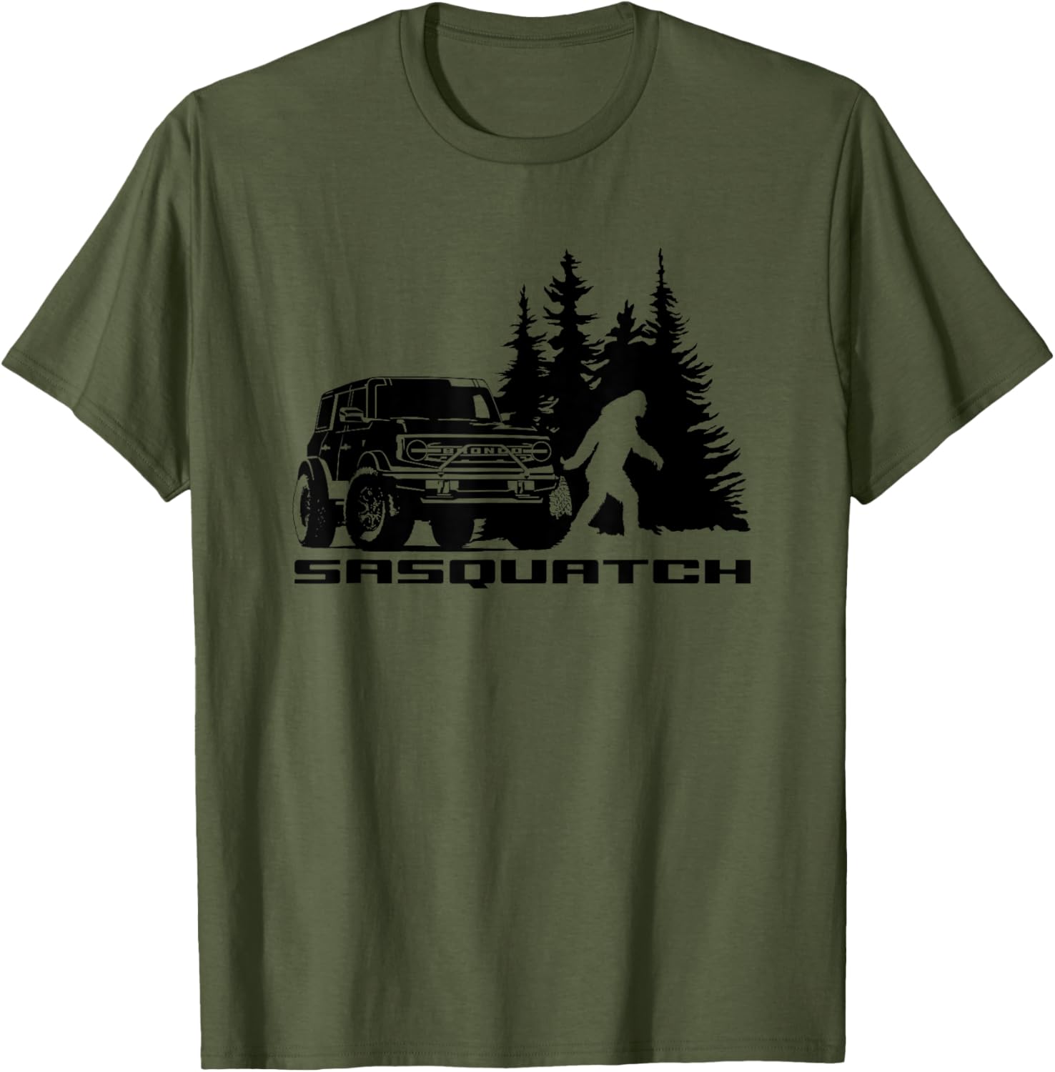 Ford Bronco Sasquatch T-Shirt for Adventure Lovers - Stylish and Comfortable - 6