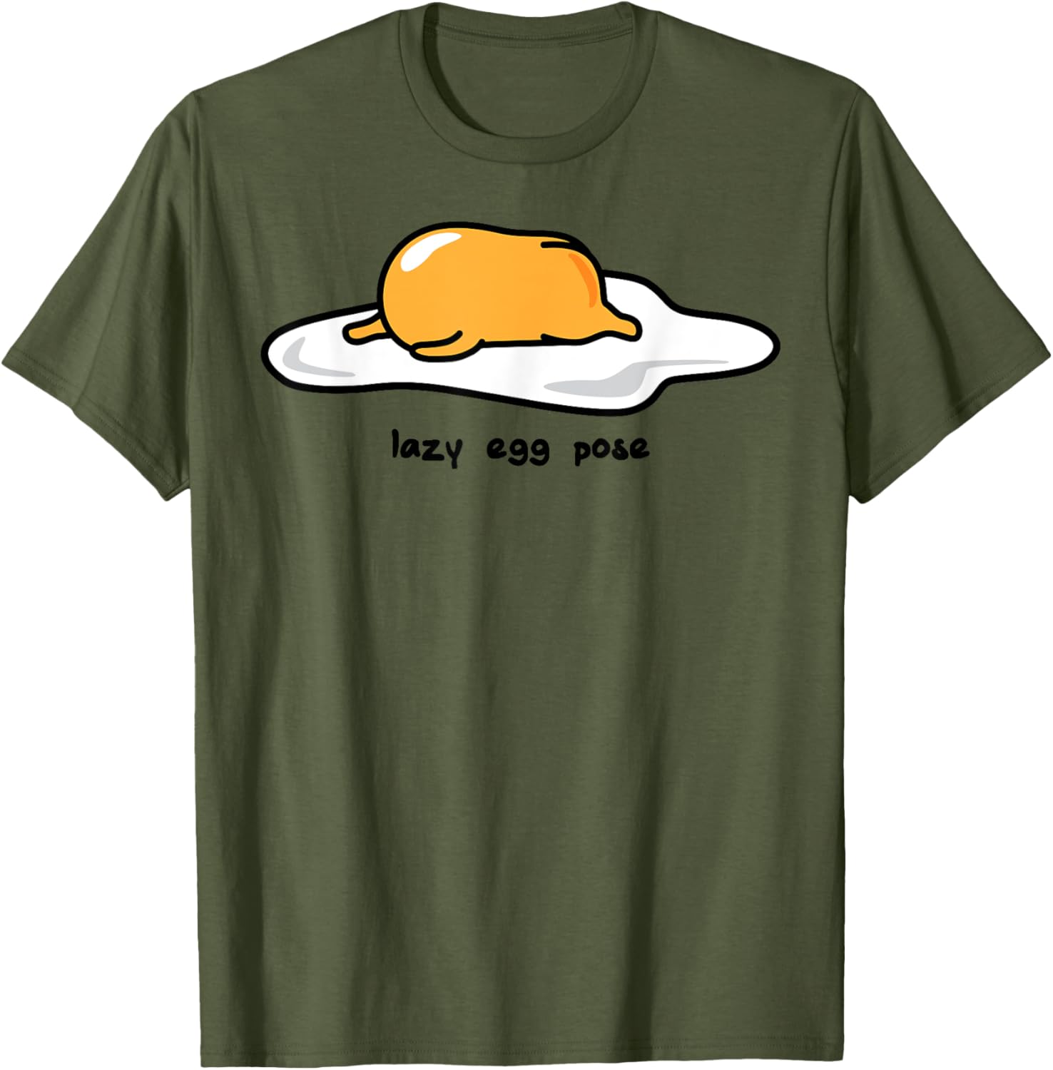 Gudetama Lazy Egg Yoga Pose T-Shirt for Fun and Comfort Lovers - 24