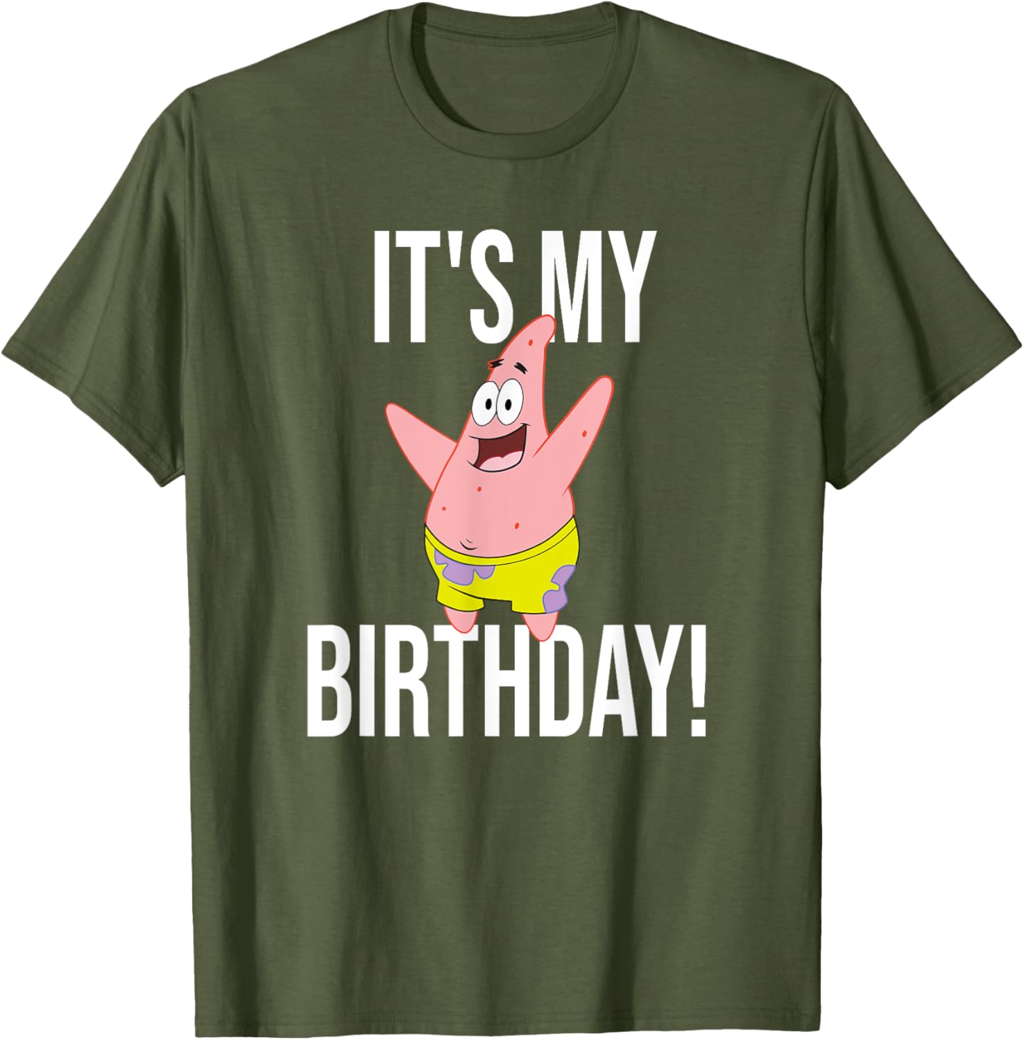 Mademark Birthday T-Shirt Featuring Patrick Star from SpongeBob SquarePants - 8