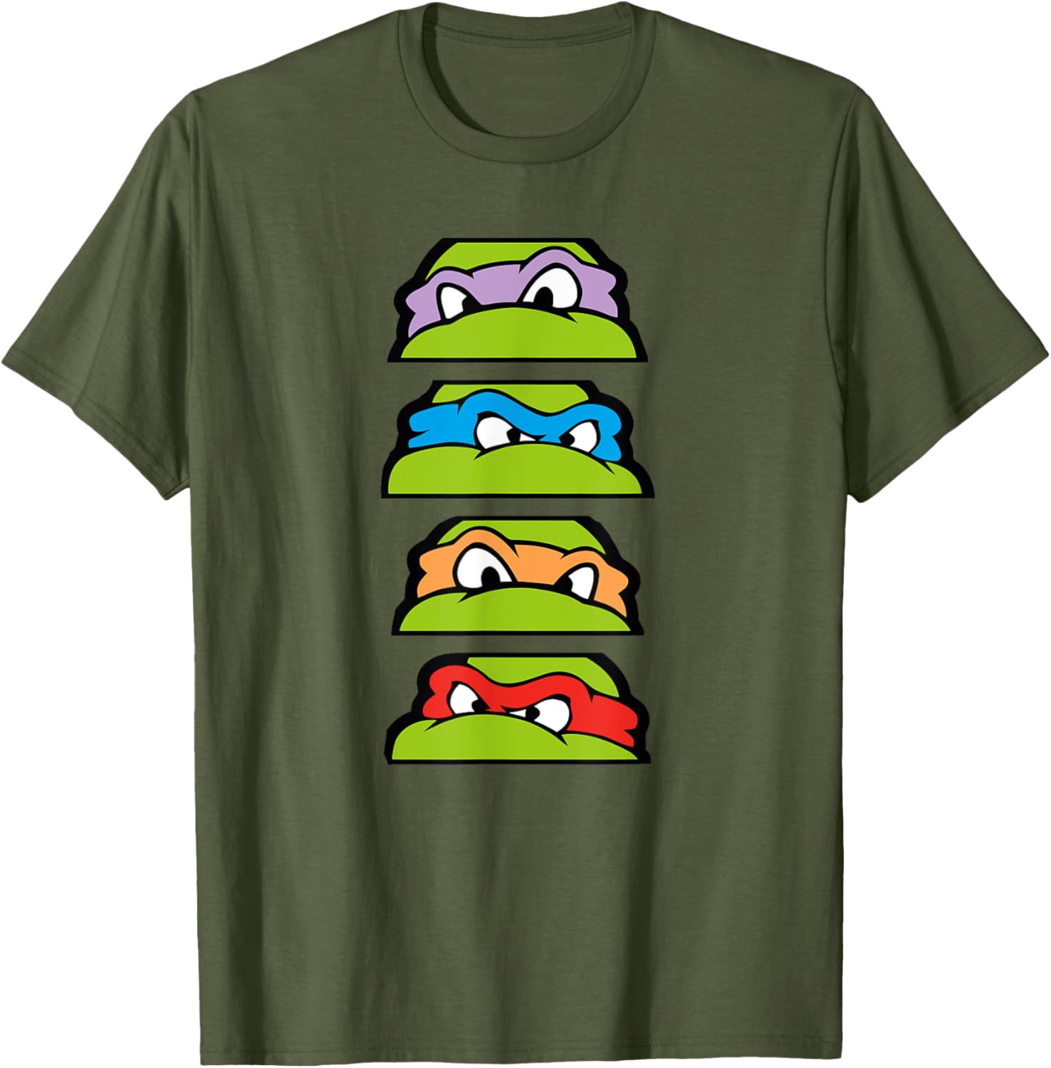 Mademark Teenage Mutant Ninja Turtles T-Shirt Featuring Donatello Raphael Michelangelo Leonardo - 1