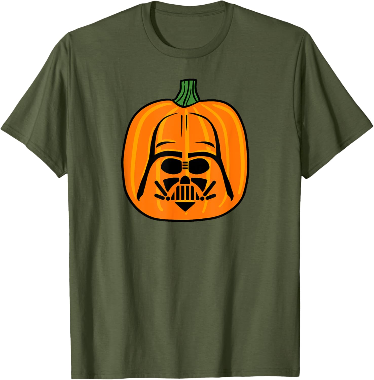 Darth Vader Pumpkin Jack O'Lantern T-Shirt for Star Wars Fans - 8