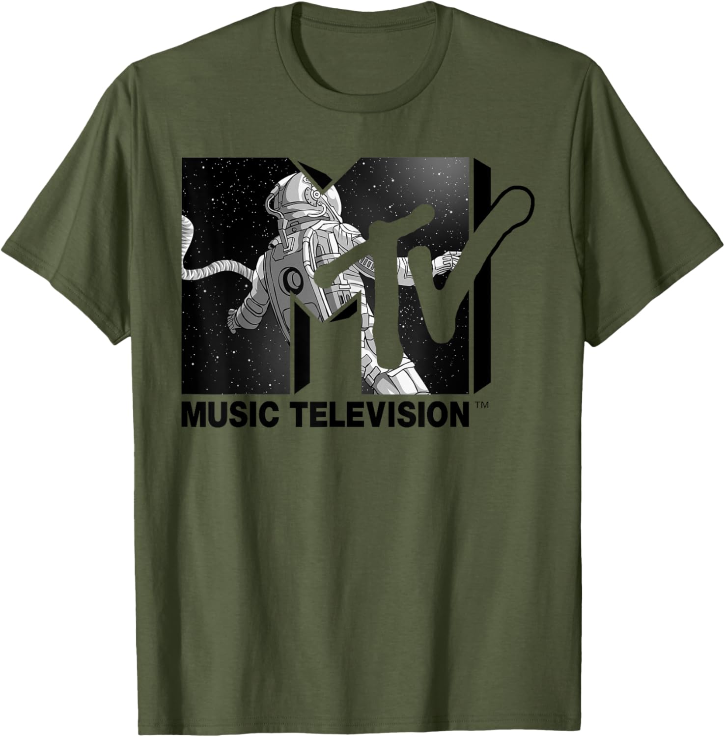 Mademark x MTV Astronaut Stratosphere Tee - Cool Graphic T-Shirt for Fans - 12