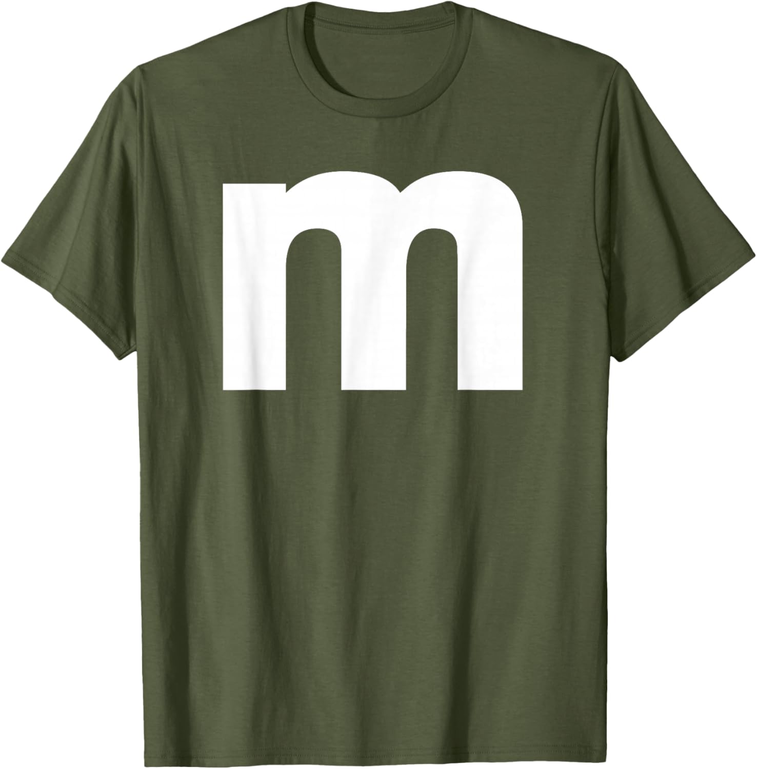 Capital Letter M Halloween T-Shirt for Fun Holiday Outfits - 1
