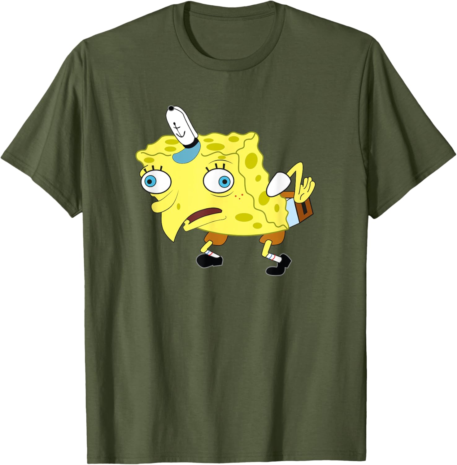 Mademark SpongeBob SquarePants Are You Mocking Me T-Shirt for Fans - 12