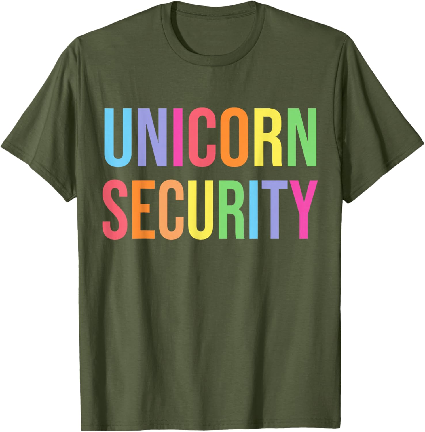Halloween Family Costume Unicorn Security T-Shirt for Mom, Dad, Daughter - 2