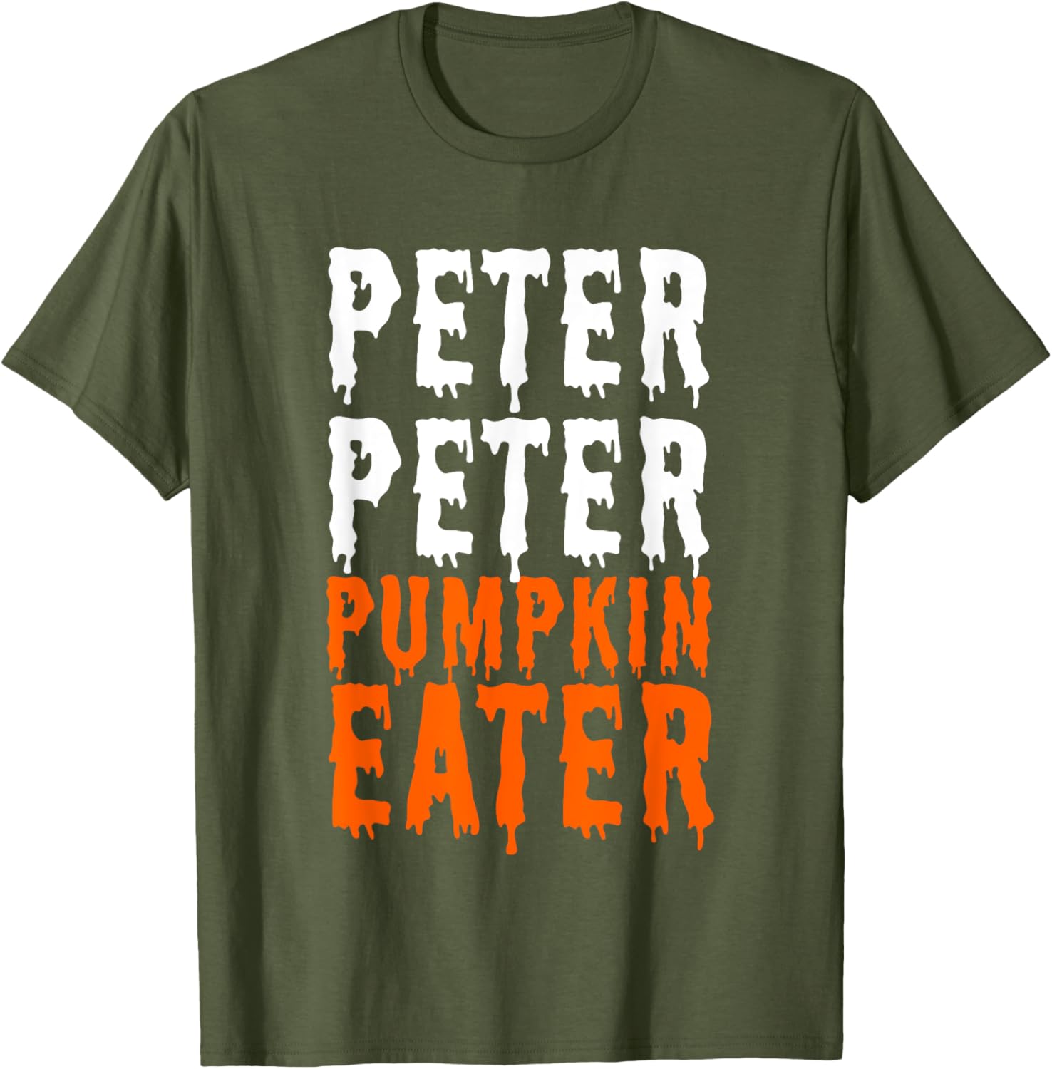 Peter Pumpkin Eater Halloween Costume T-Shirt for Couples and Men - 6