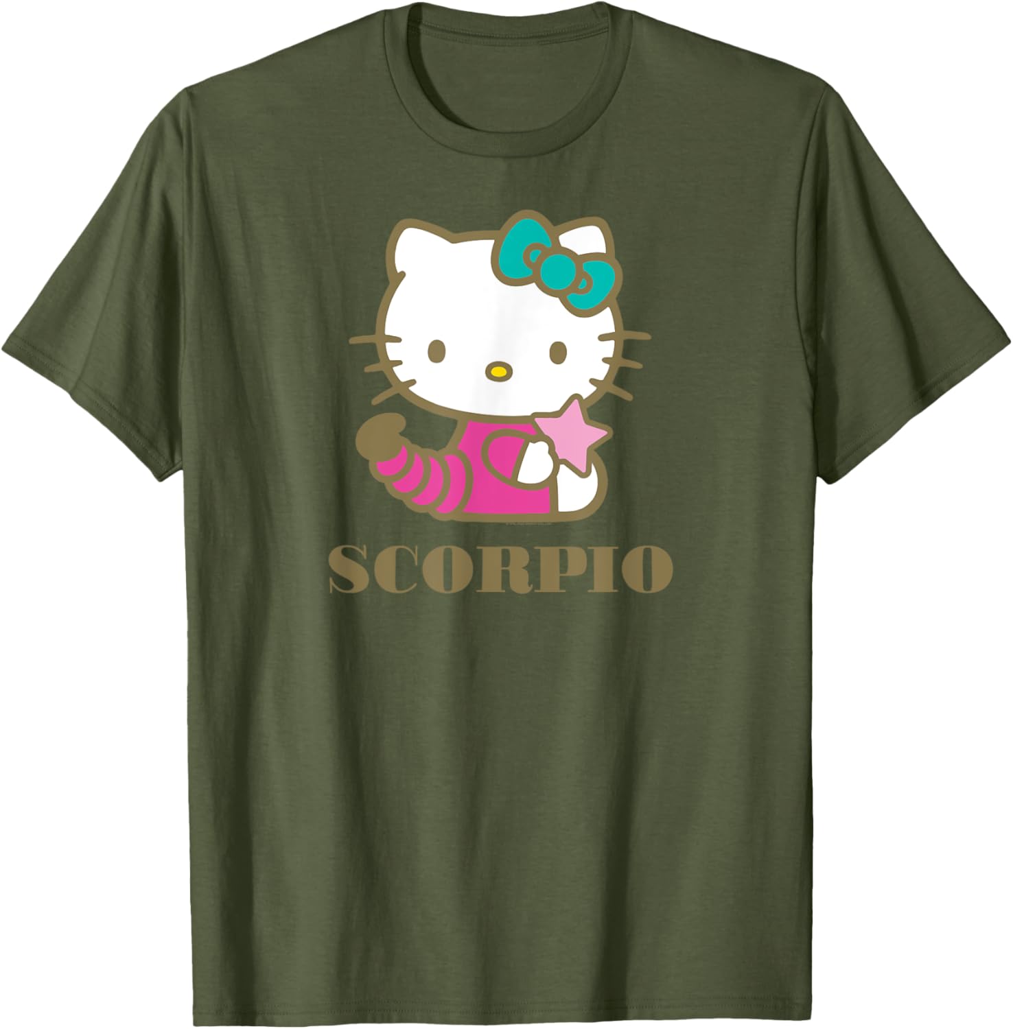 Hello Kitty Scorpio Zodiac T-Shirt for Trendy Fans of Cute Fashion - 15