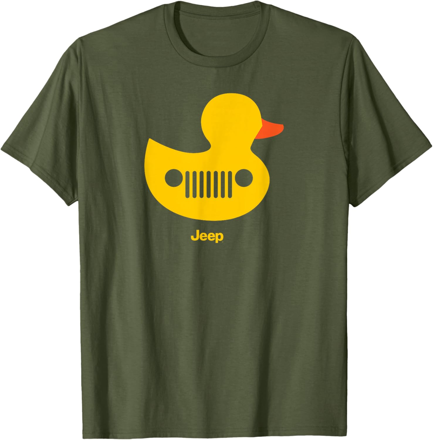 Duck Duck Jeep Grille T-Shirt for Jeep Lovers - Fun Off-Road Style Apparel - 4