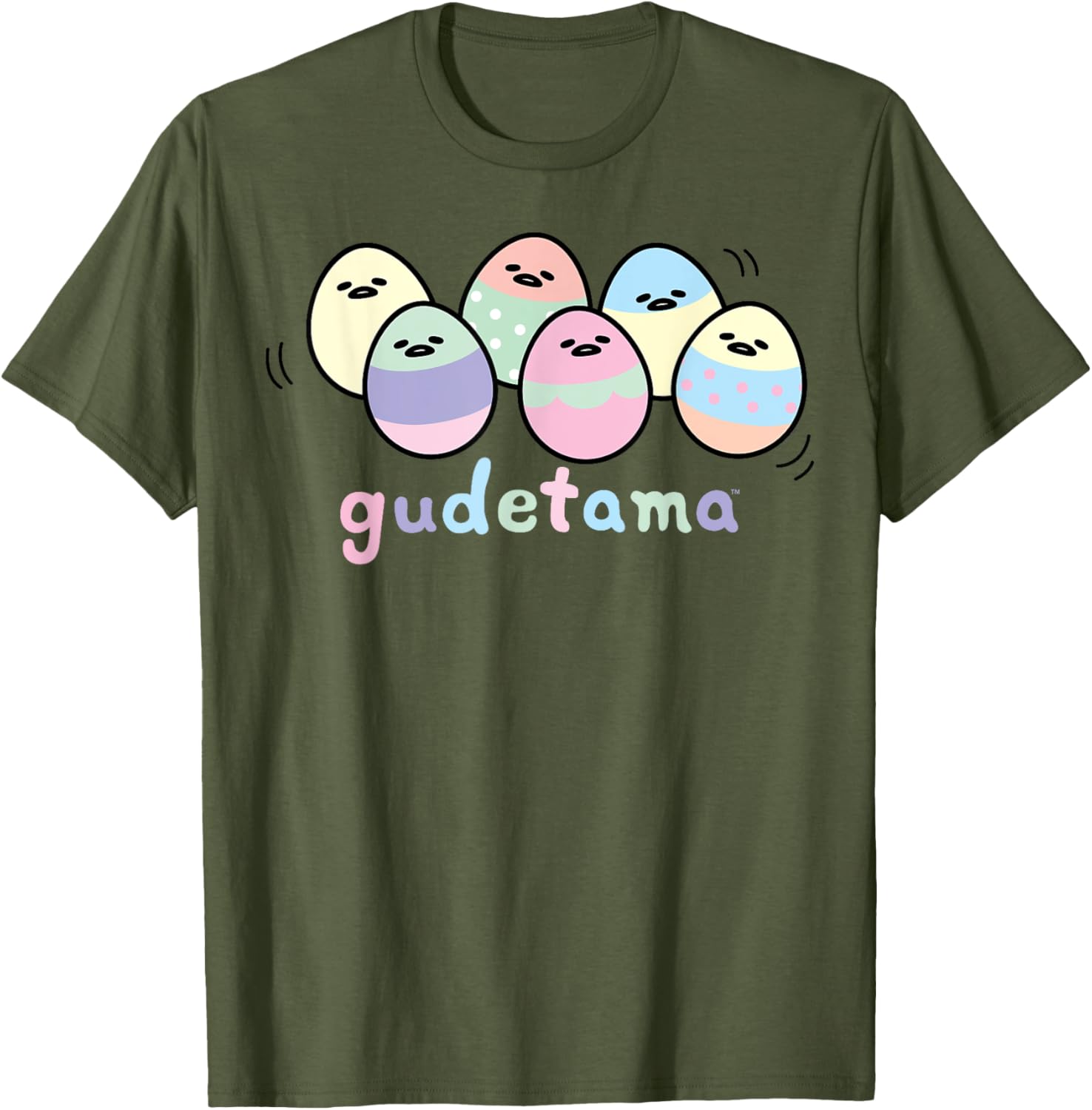 Gudetama Easter Egg T-Shirt Cute Graphic Tee for Eggcellent Fun - 3