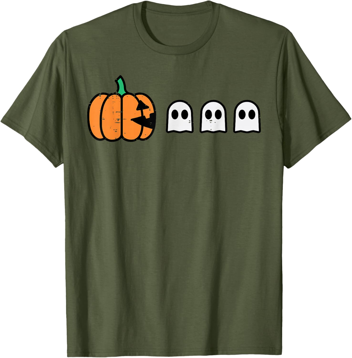 Halloween Gamer Pumpkin Ghost T-Shirt for Men Boys and Kids - 28